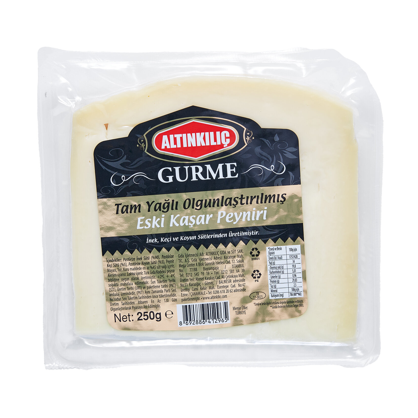 Altınkılıç Gurme Eski Kaşar 250 G