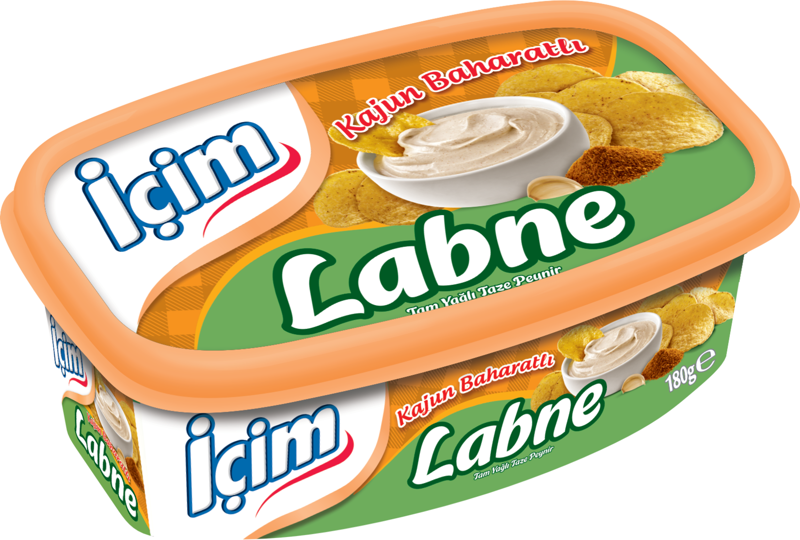 İçim Kajun Baharatlı Labne 180 G