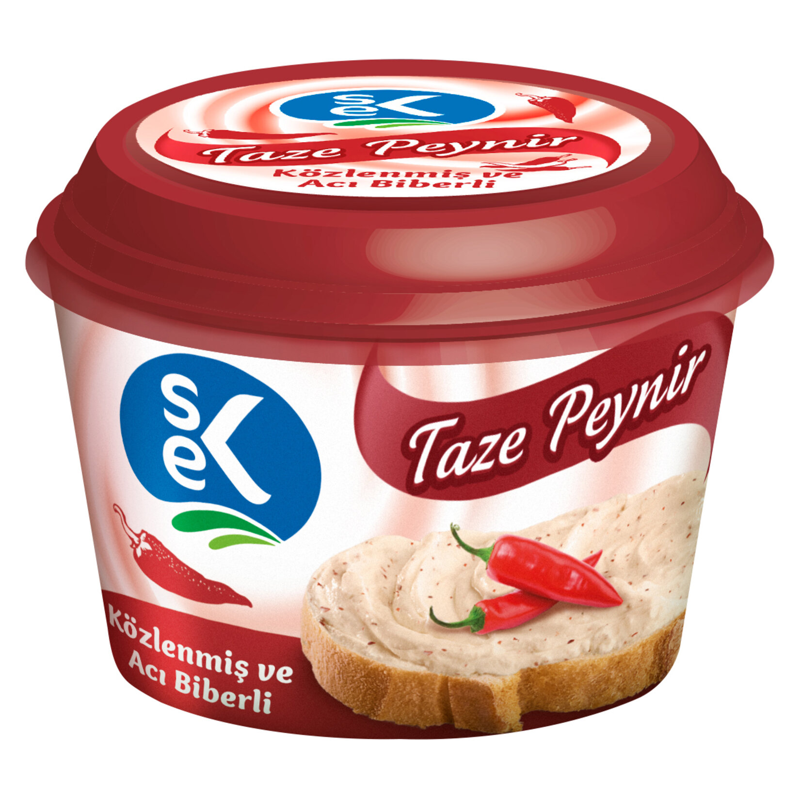 Sek Taze Peynir Közlenmiş Ve Acı Biberli 150G