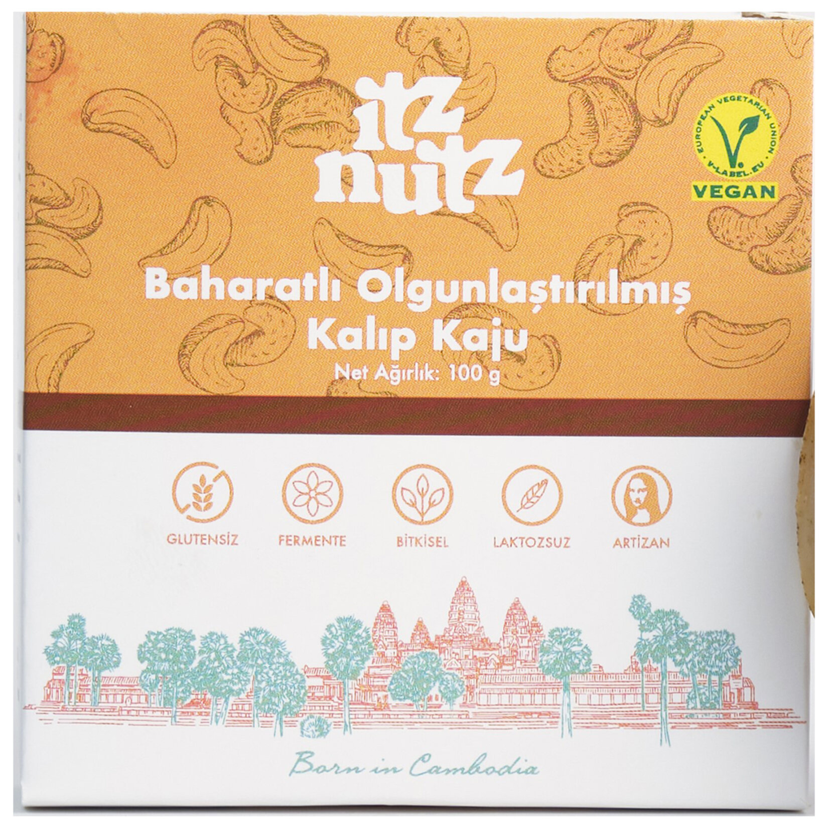 Itz Nutz Baharatlı Olgunlaştırılmış Kalıp Kaju 100 G