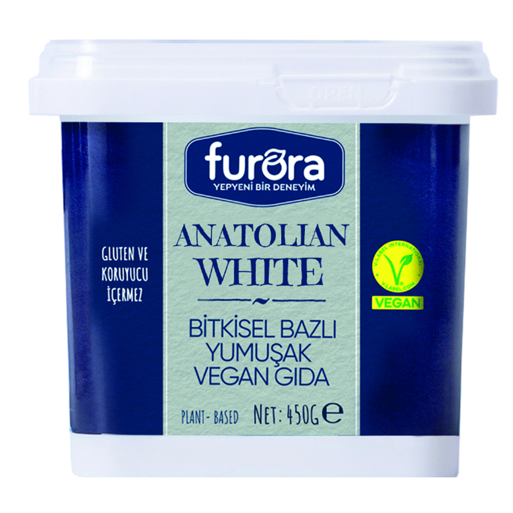 Furora Bitkisel Bazlı Yumuşak Beyaz Vegan Gıda 450 G