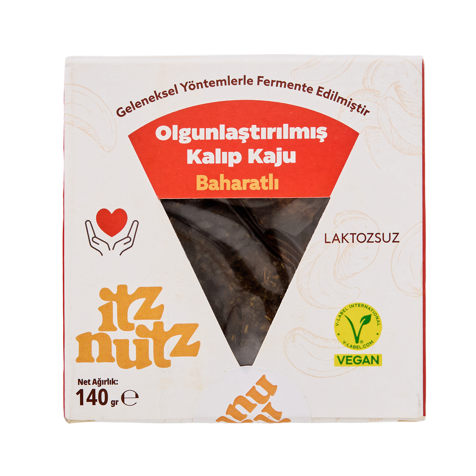 Itz Nutz Baharatlı Olgunlaştırılmış Kalıp Kaju 140 G