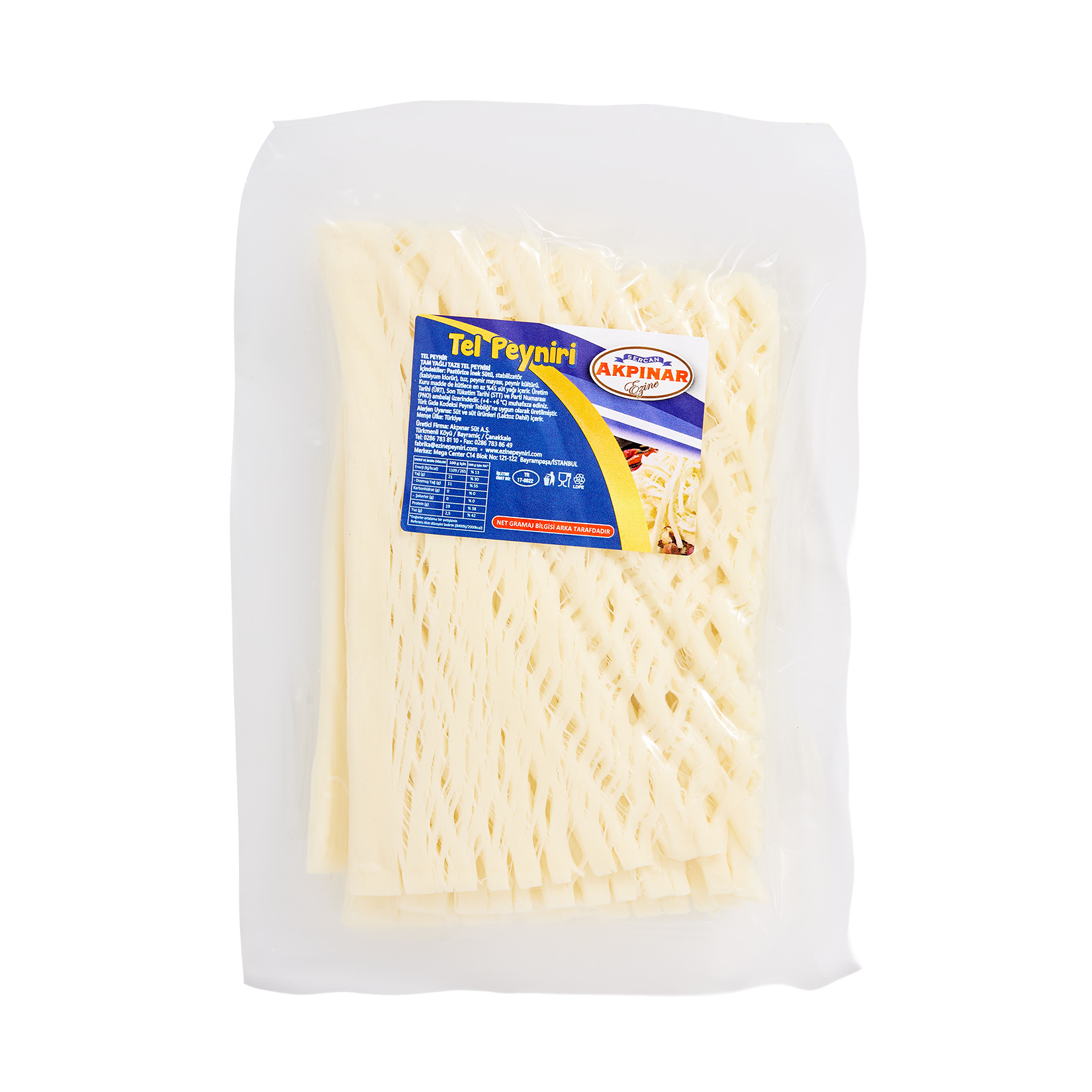 Akpınar Tam Yağlı Taze Tel Peynir Kg