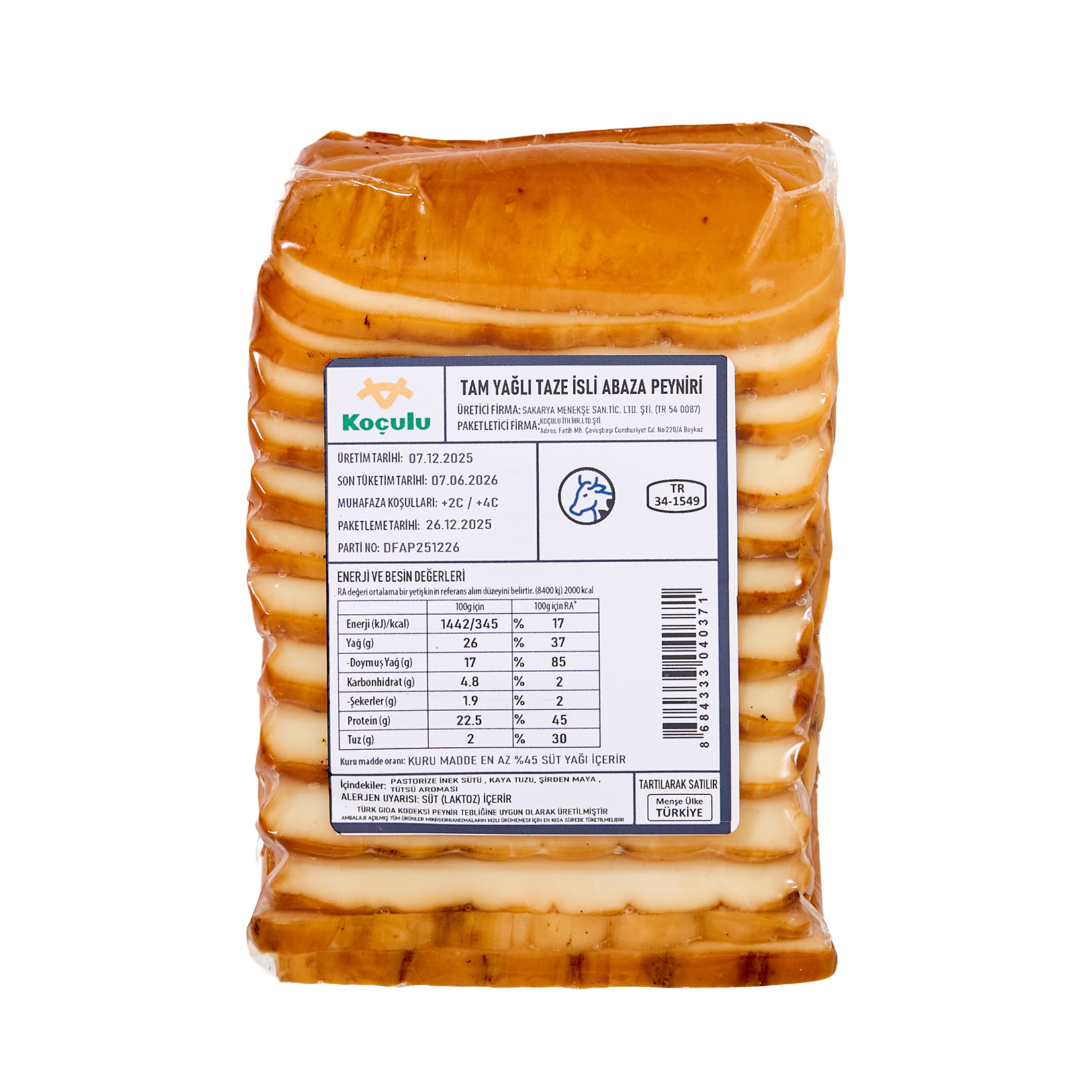 Koçulu İsli Abaza Peyniri Kg