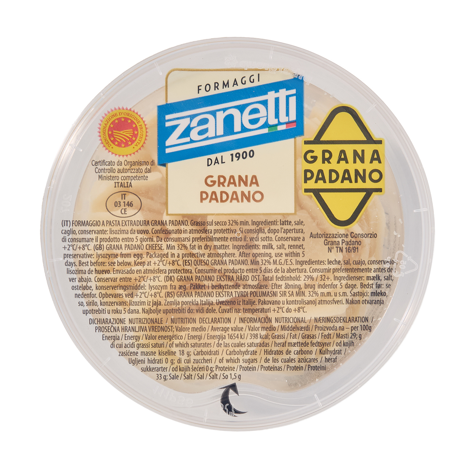 Zanetti Grana Padano Peynir Parçaları 80 G