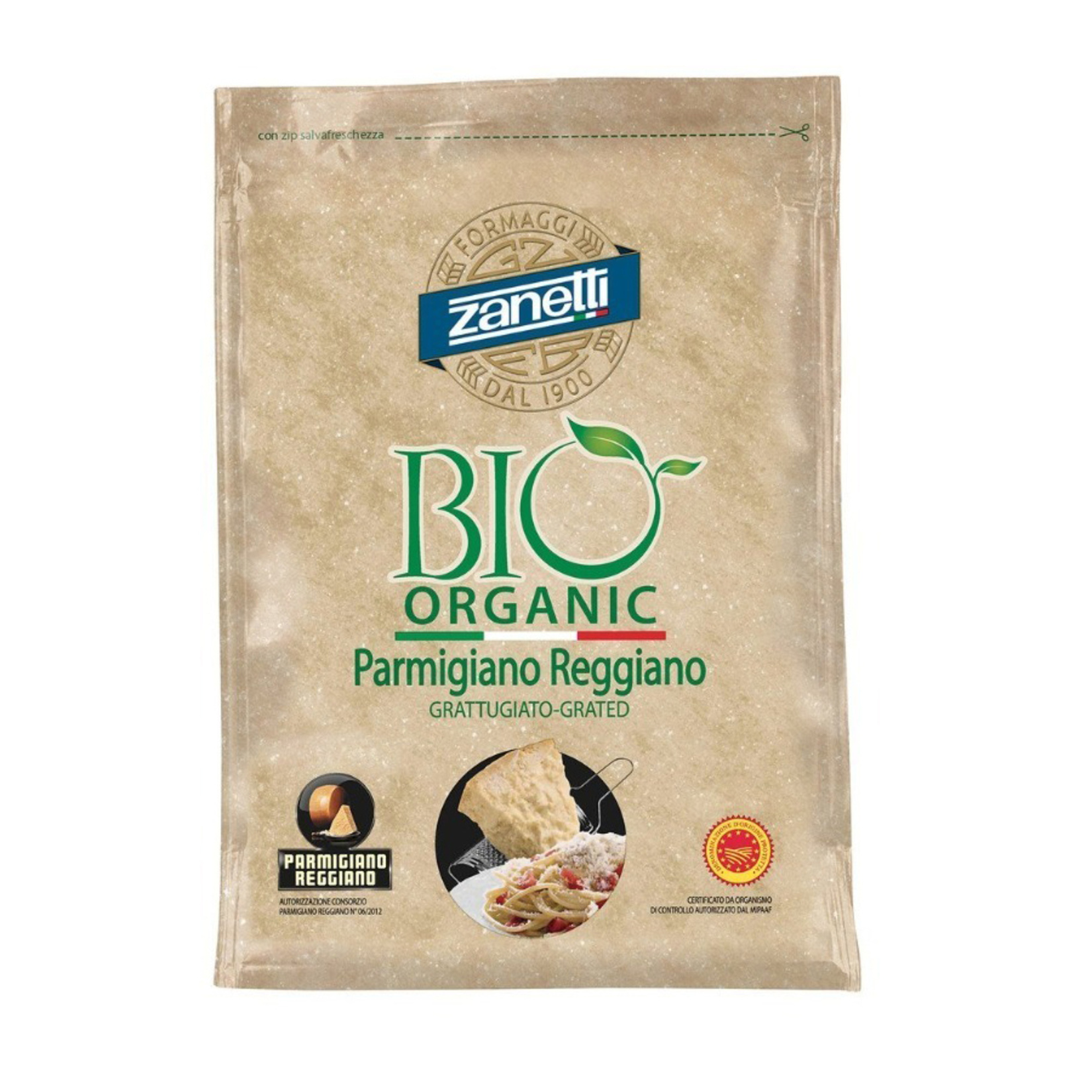 Zanetti Organik Rendelenmiş Parmigiano Reggiano Peyniri 40 G