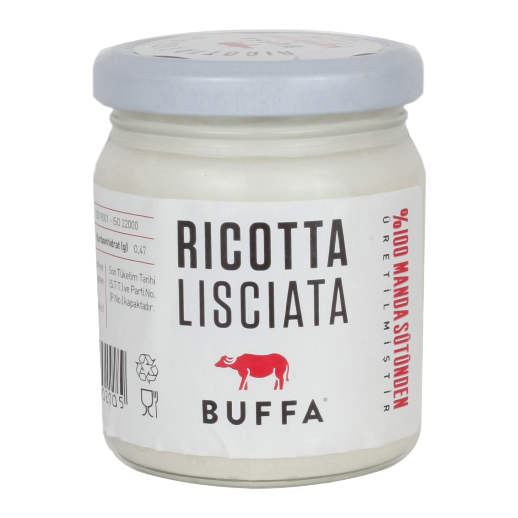 Buffa Tam Yağlı Taze Ricotta Lisciata Peyniri 200G