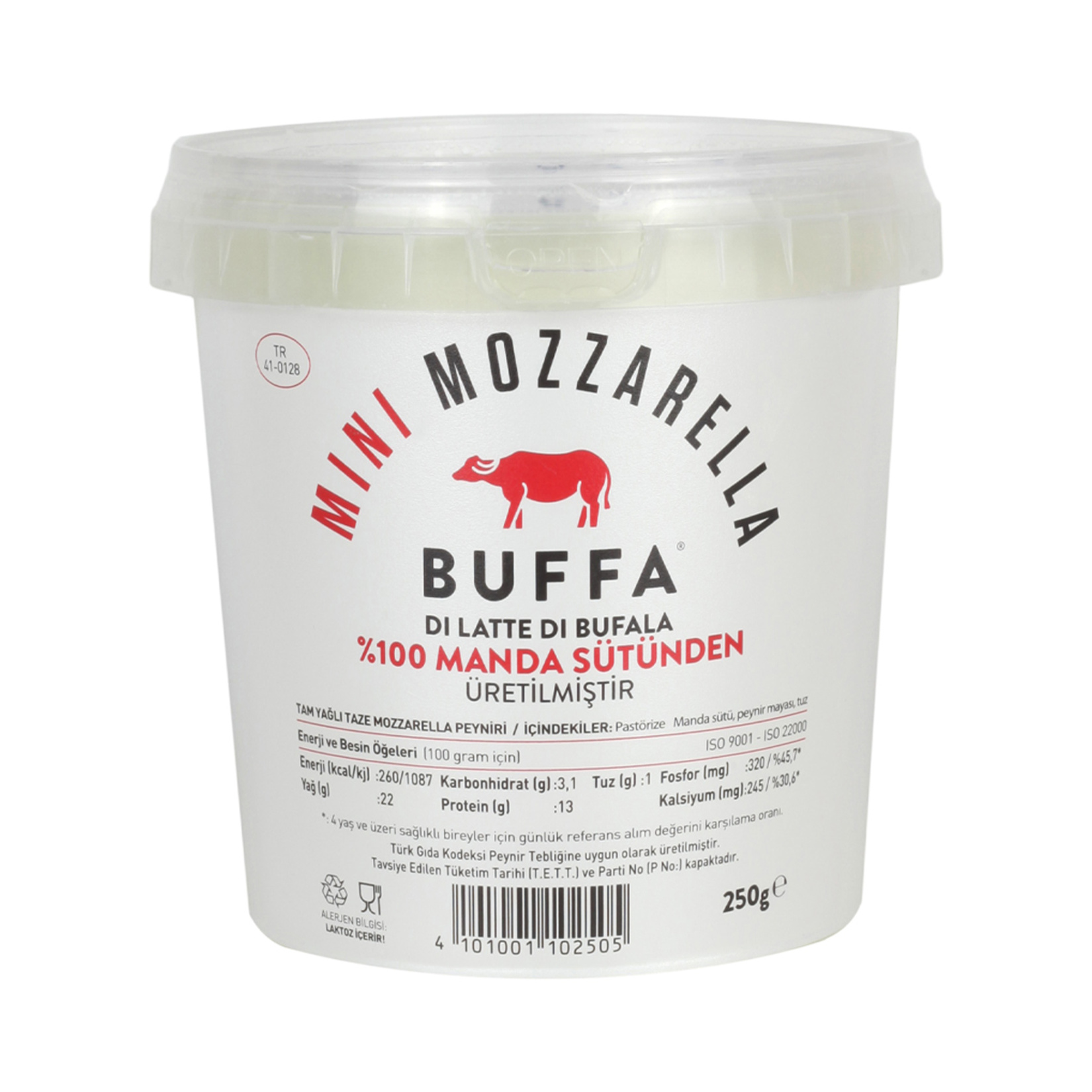 Buffa Tam Yağlı Taze Mini Mozzarella Peyniri 250G