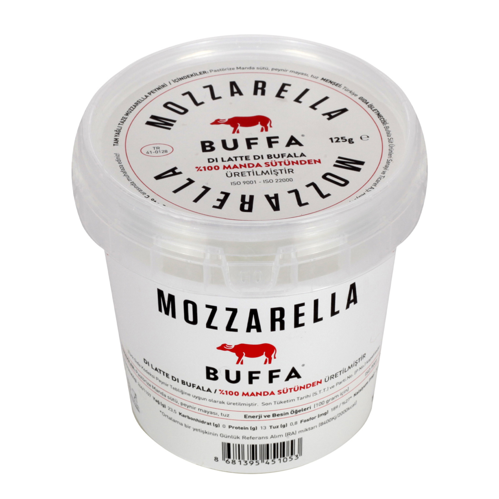 Buffa Tam Yağlı Taze Mozzarella Peyniri 125 G