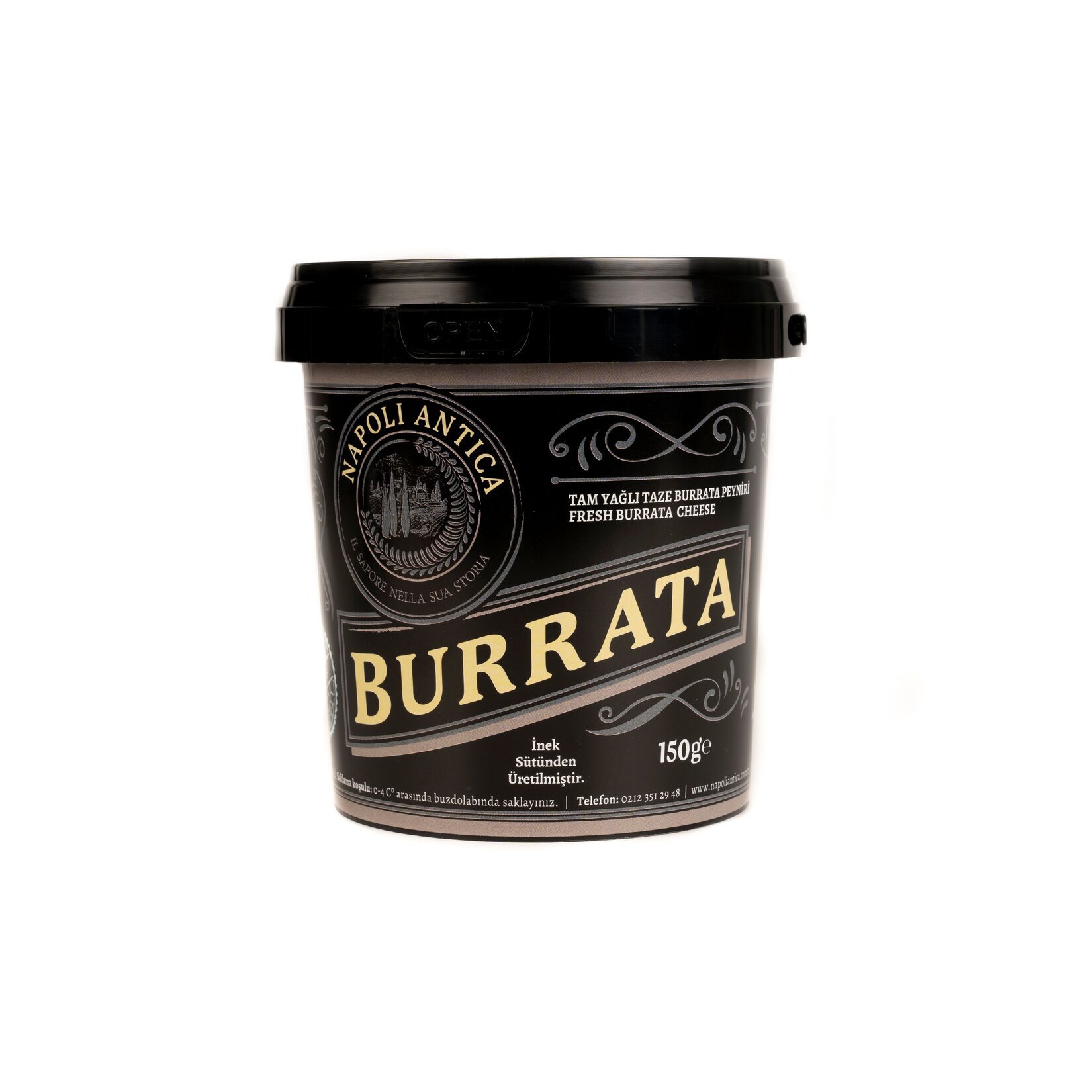 Napoli Antica Tam Yağlı Burrata İnek Sütünden 150G