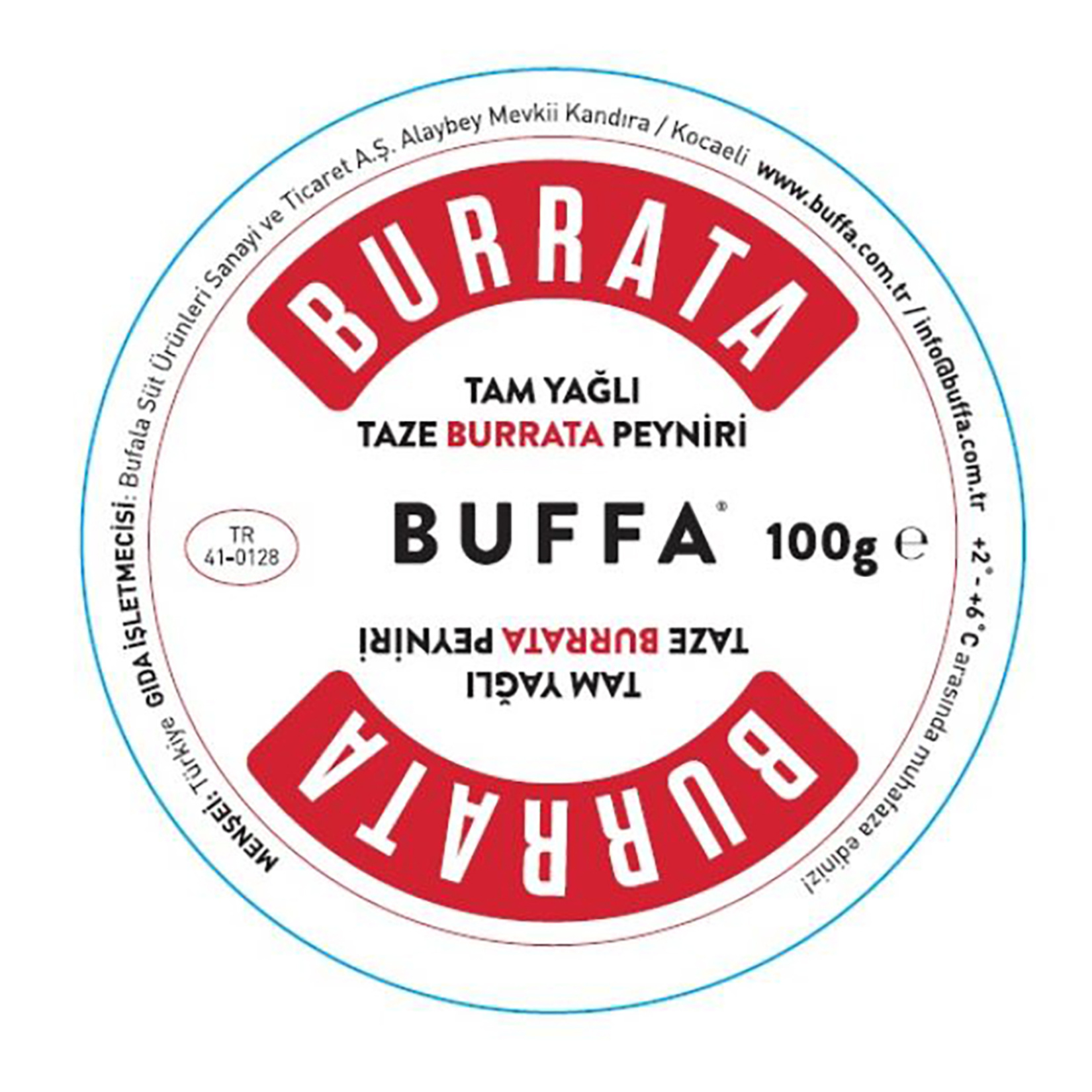 Buffa Tam Yağlı Taze Burrata Peyniri 100 G