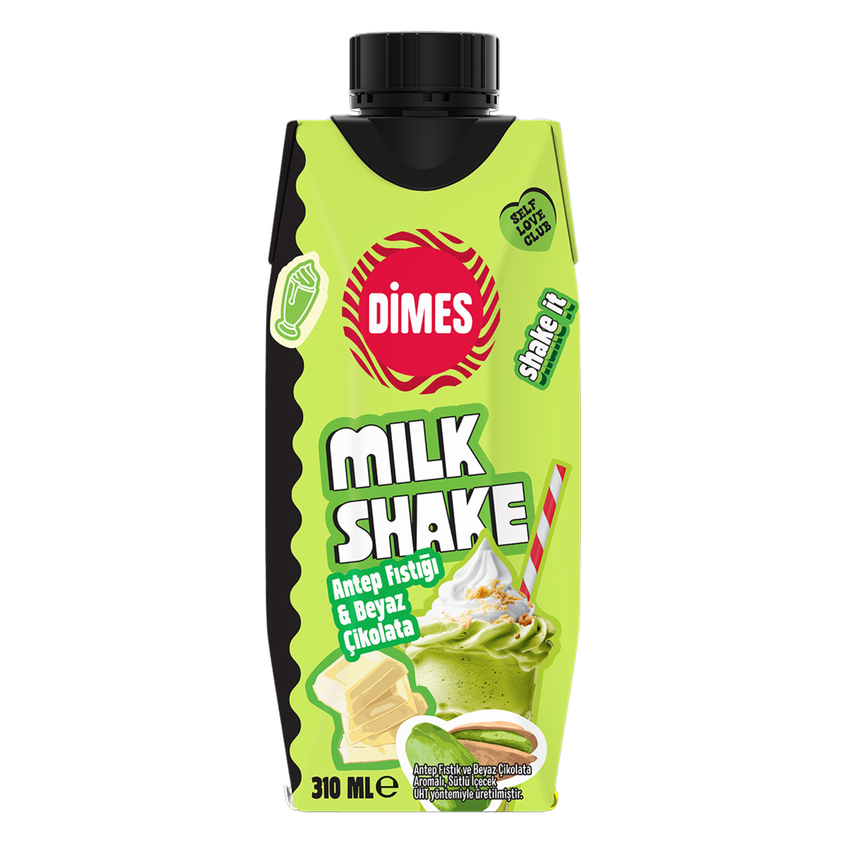 Dimes Antep Fıstıklı Milkshake 310 Ml
