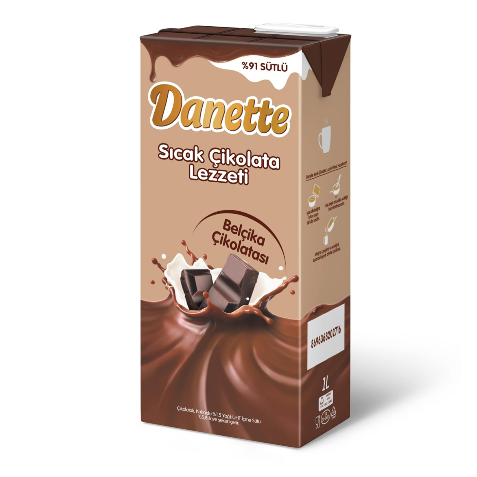 Danette Sıcak Çikolata Lezzeti 1L