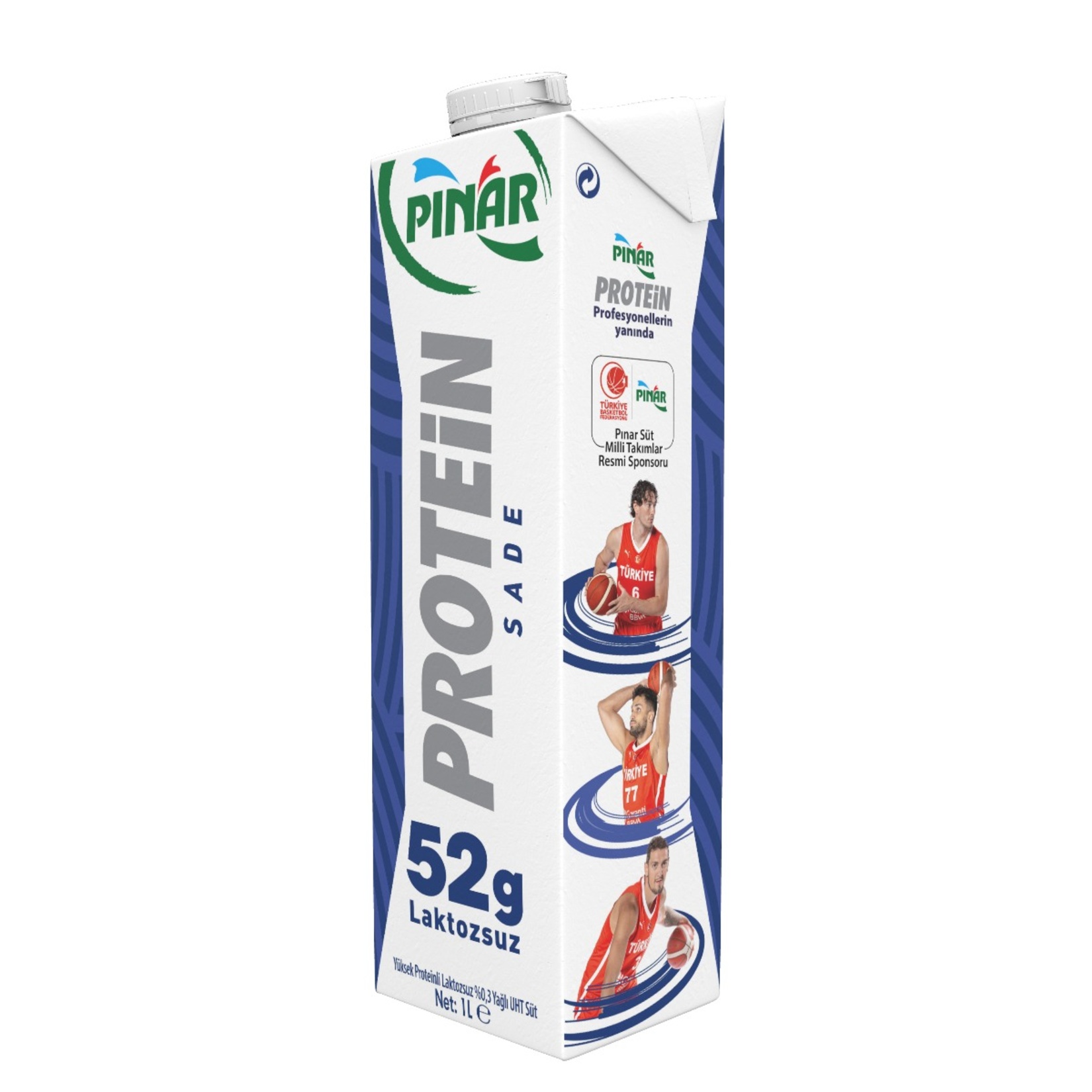 Pınar Yüksek Proteinli Laktozsuz  %0.3 Yağlı UHT Süt 1 L