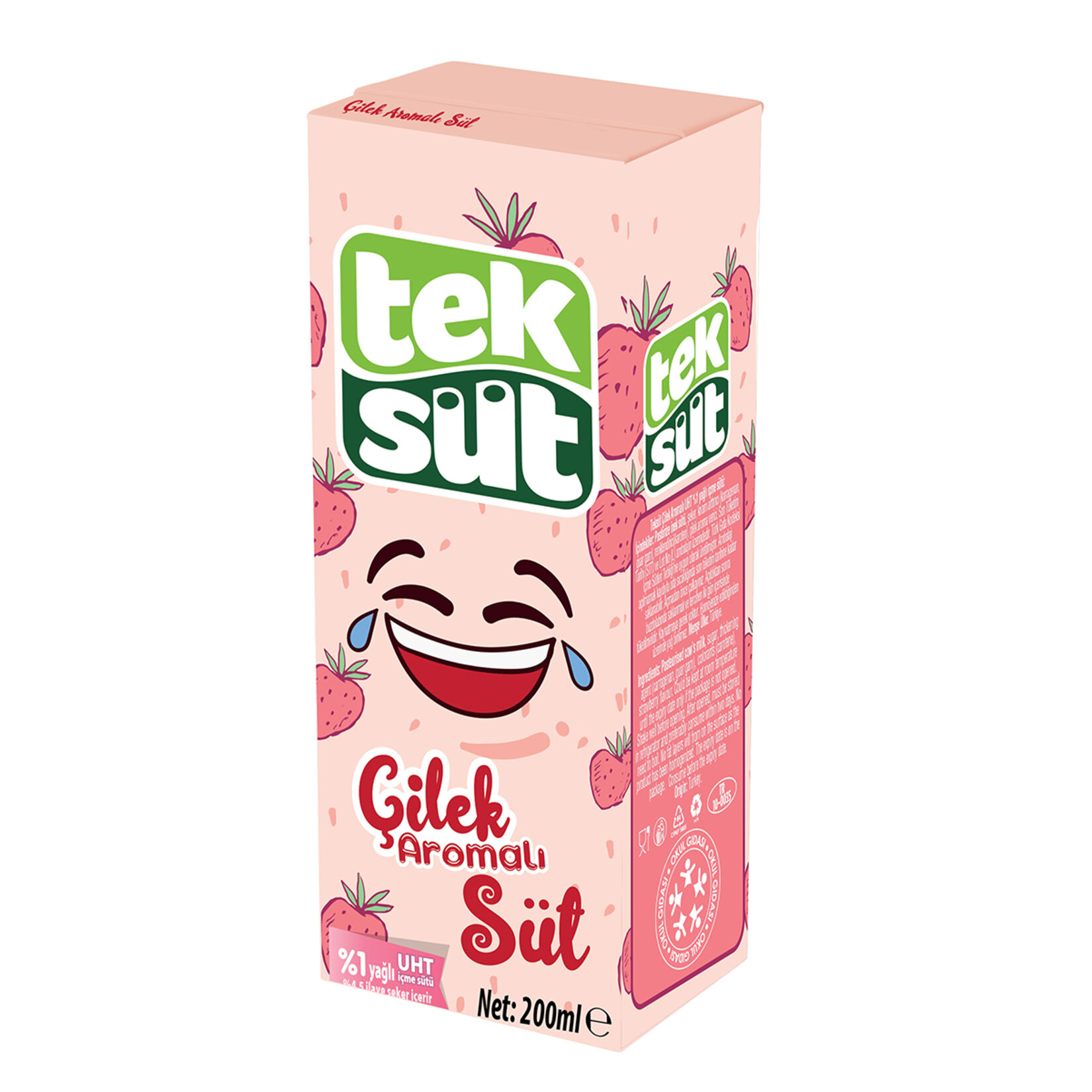 Teksüt Çilek Aromalı Süt 200 Ml