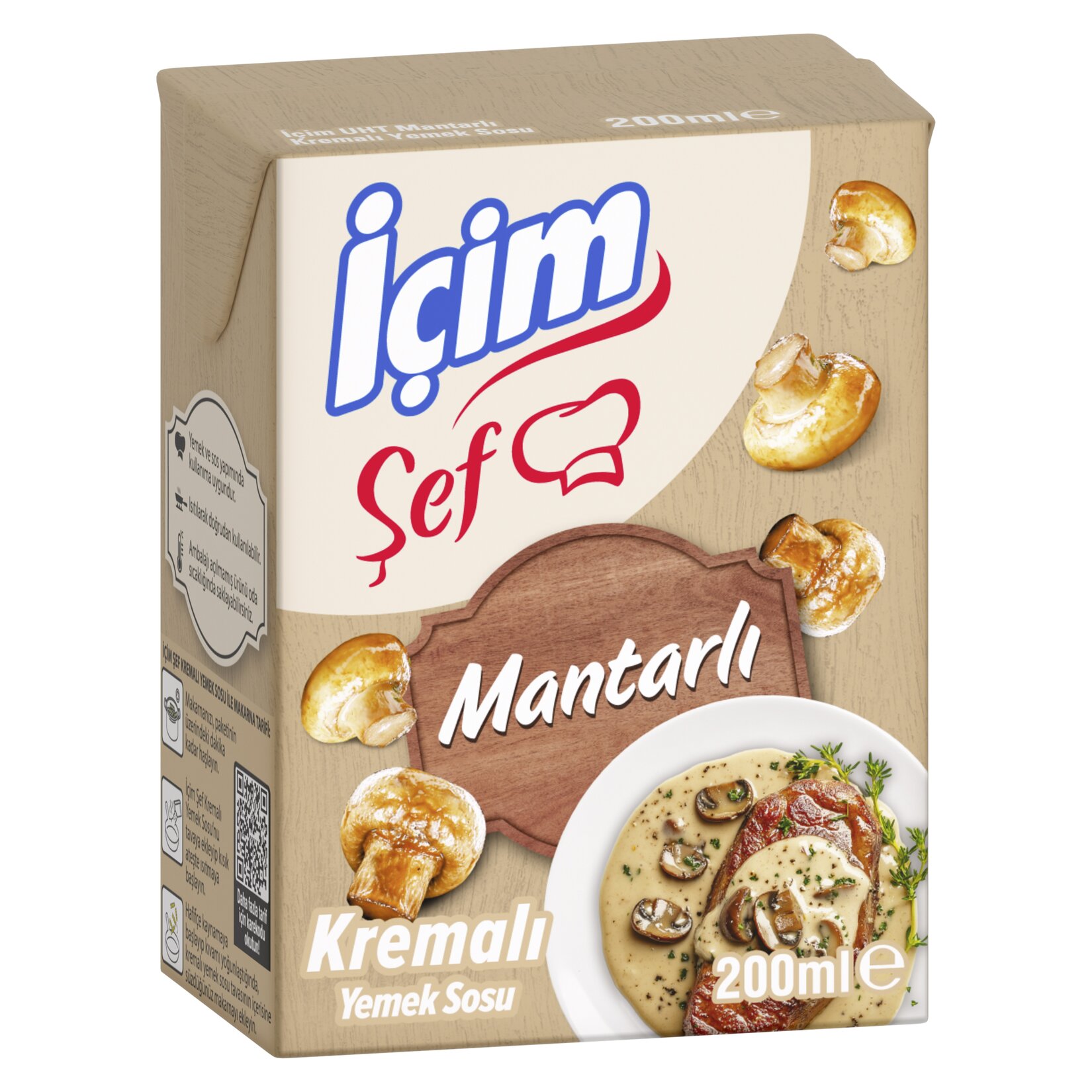 İçim Şef Mantarlı Kremalı Sos 200 Ml