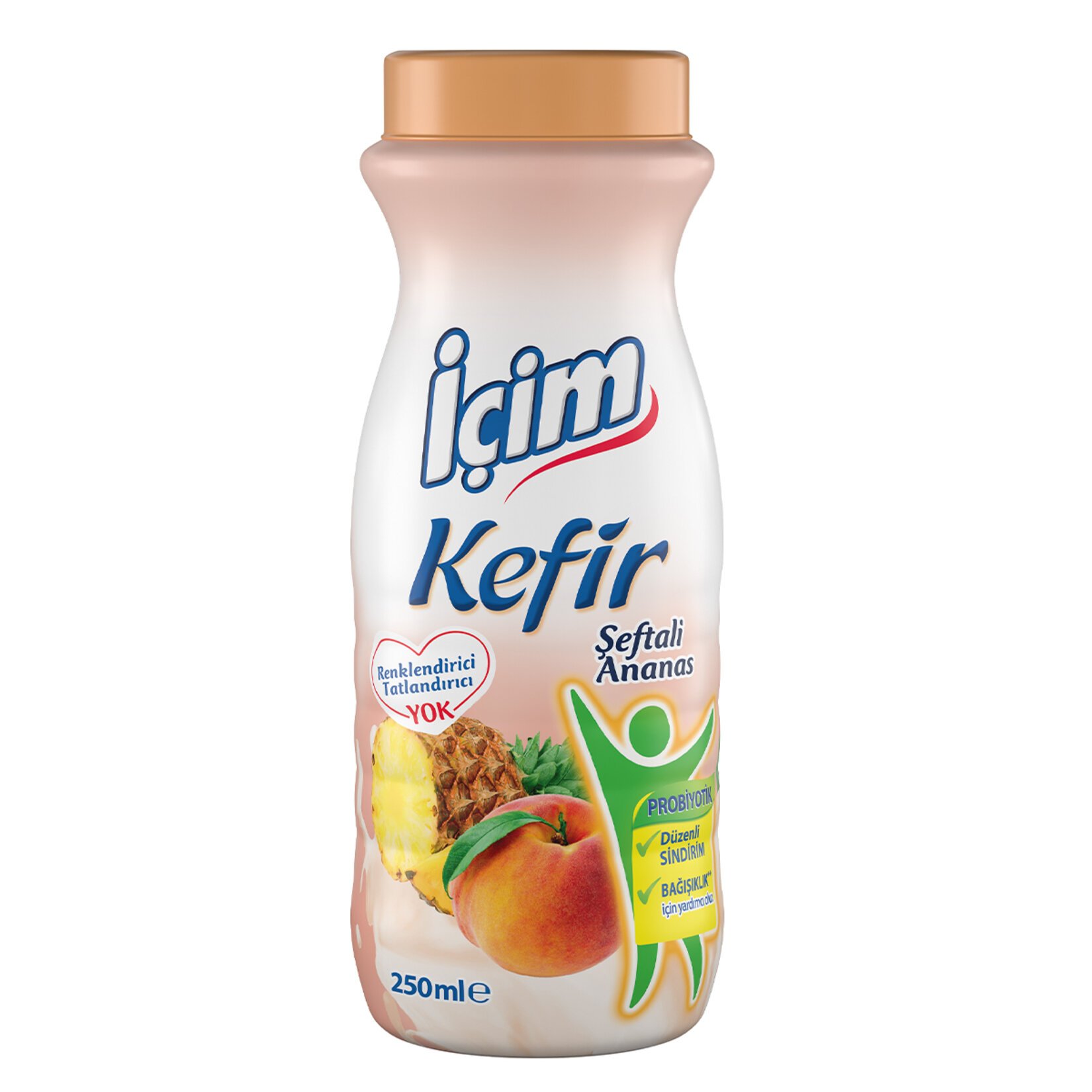 İçim Kefir Şeftalili Ananas 250 Ml | Macroonline
