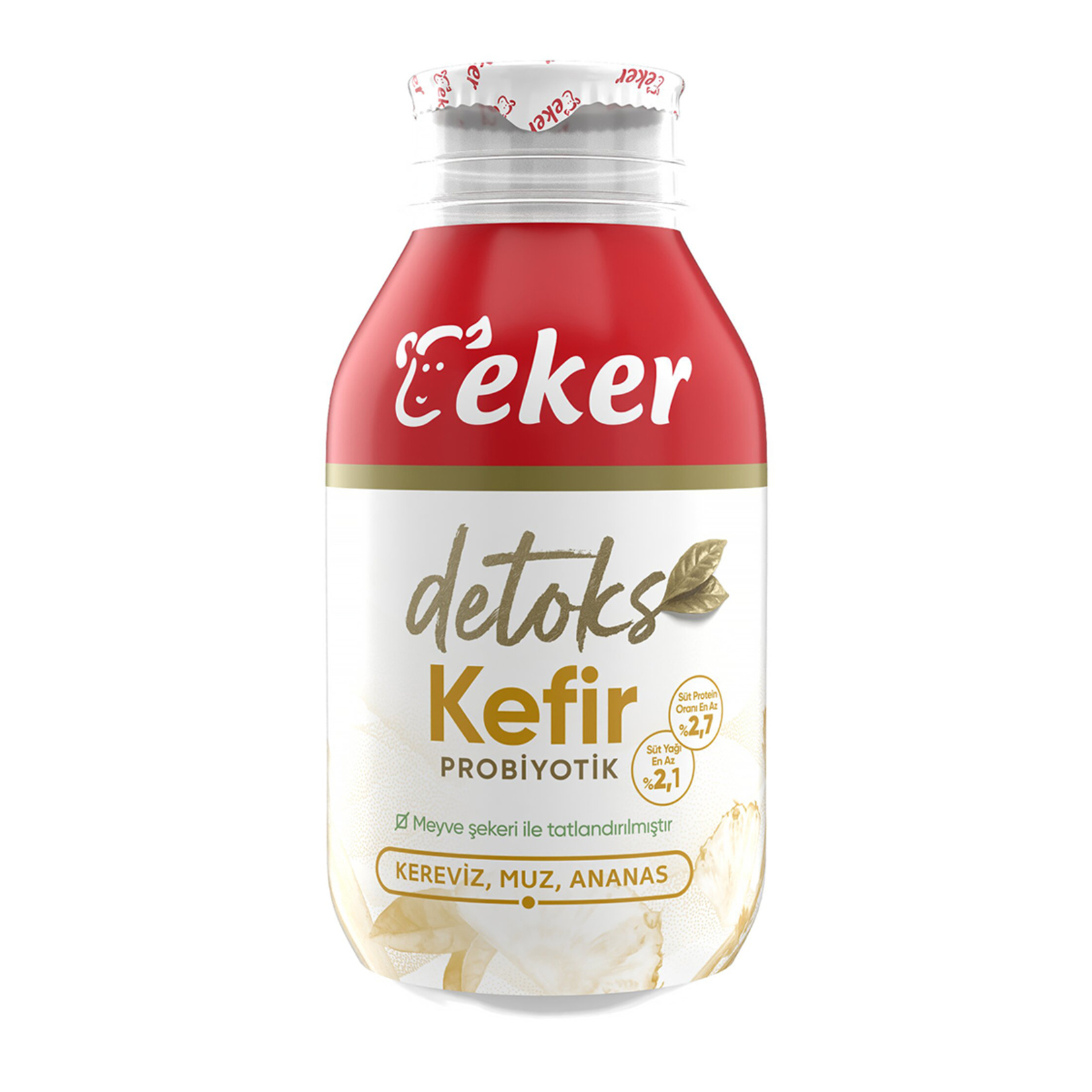 Eker Kereviz Muz Ananaslı Kefir 290 Ml