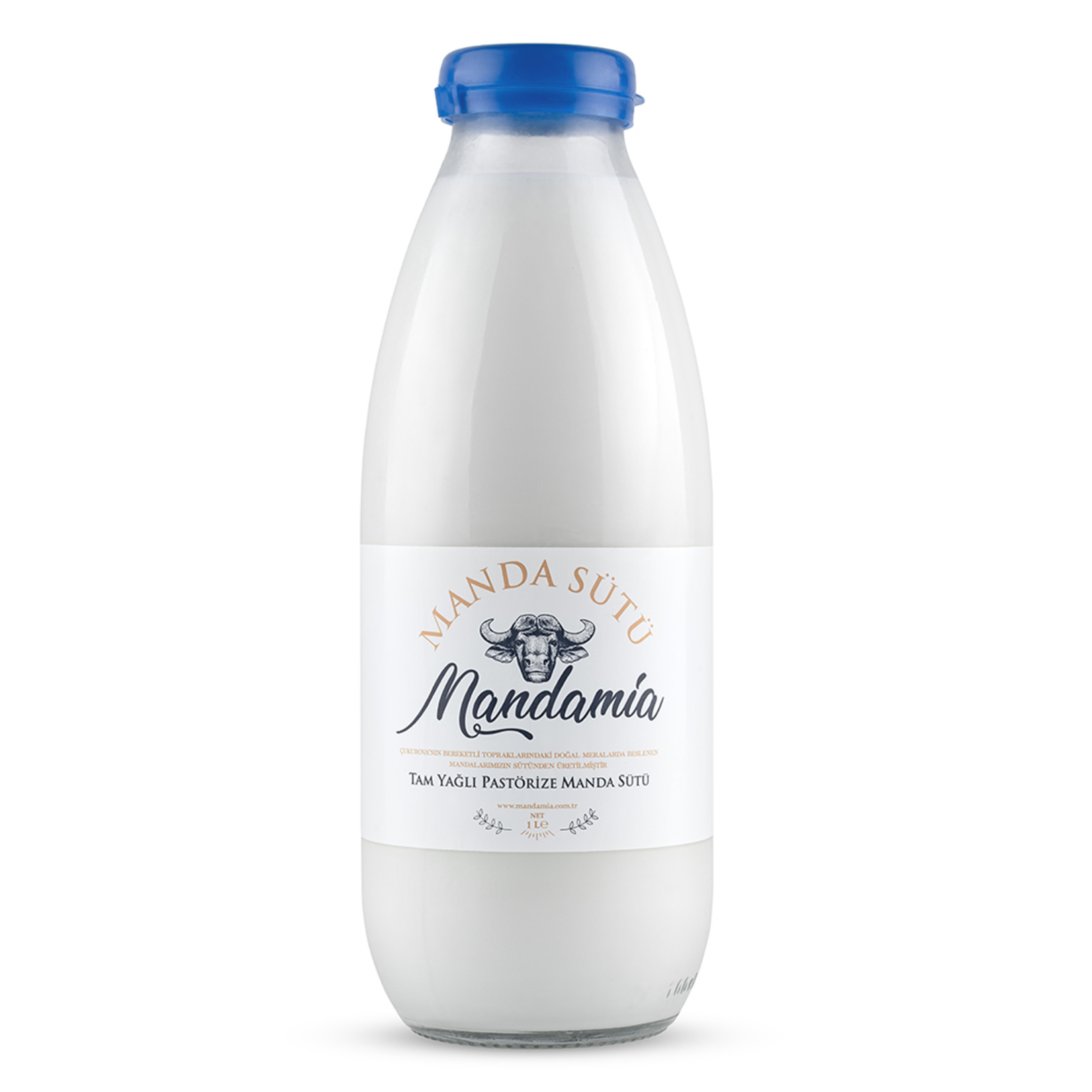 Mandamia Tam Yağlı Pastörize Manda Sütü 1 L