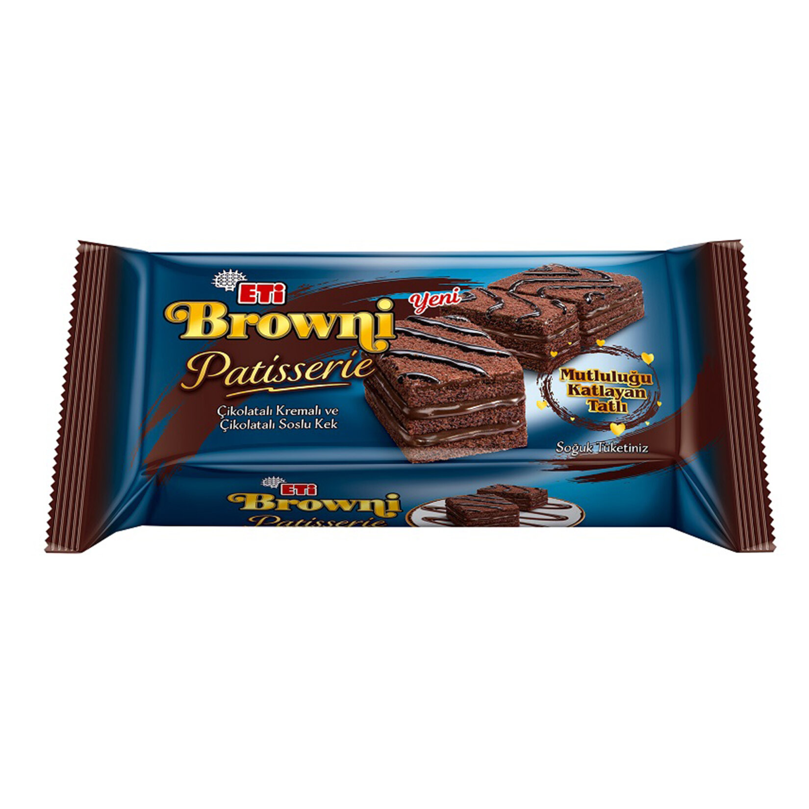Eti Brownı Çik.kremalı Ve Çikolata Soslu Kek 165 G