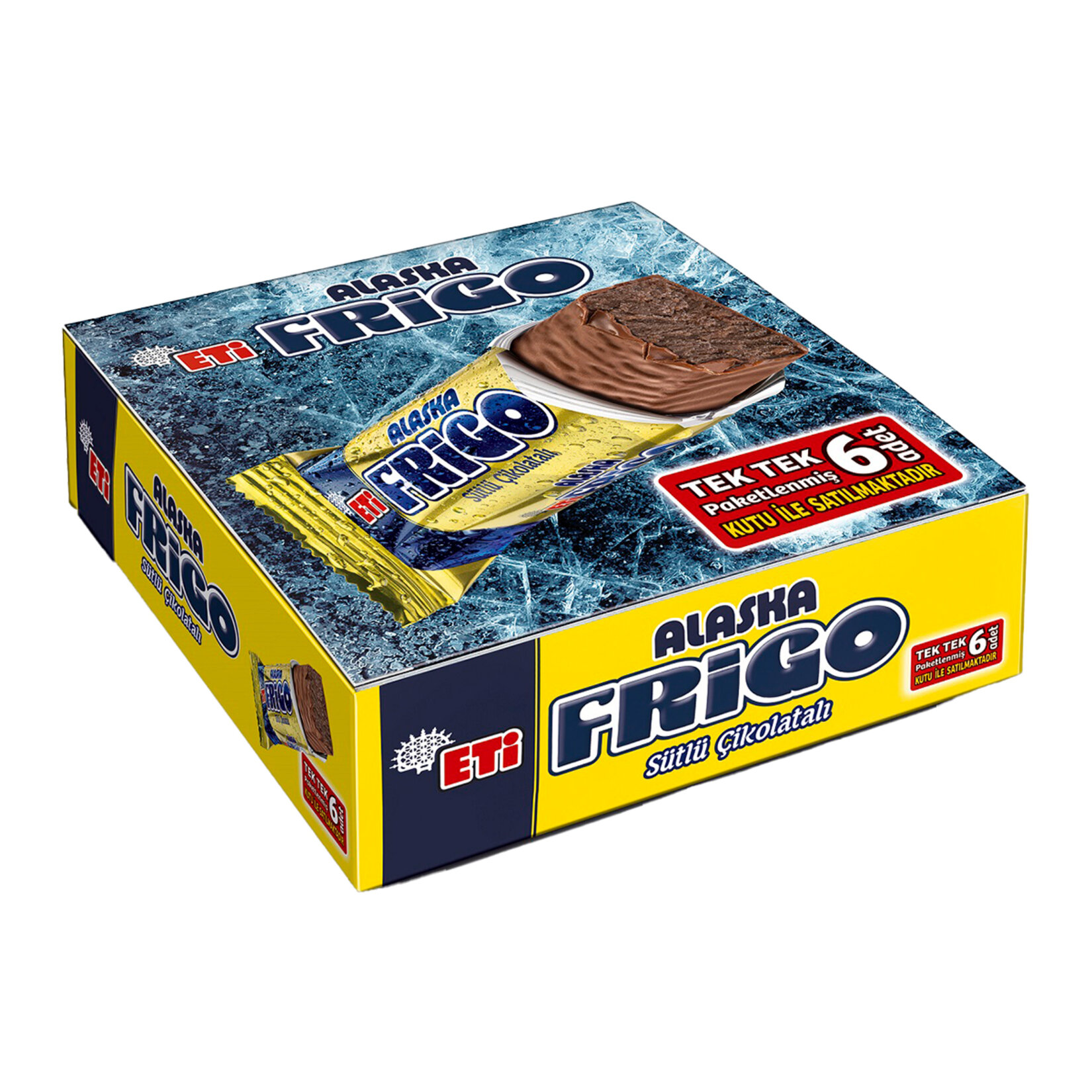 Alaska Frigo Sütlü Çikolata Kaplı 6Lı Tatlı Bar 360G