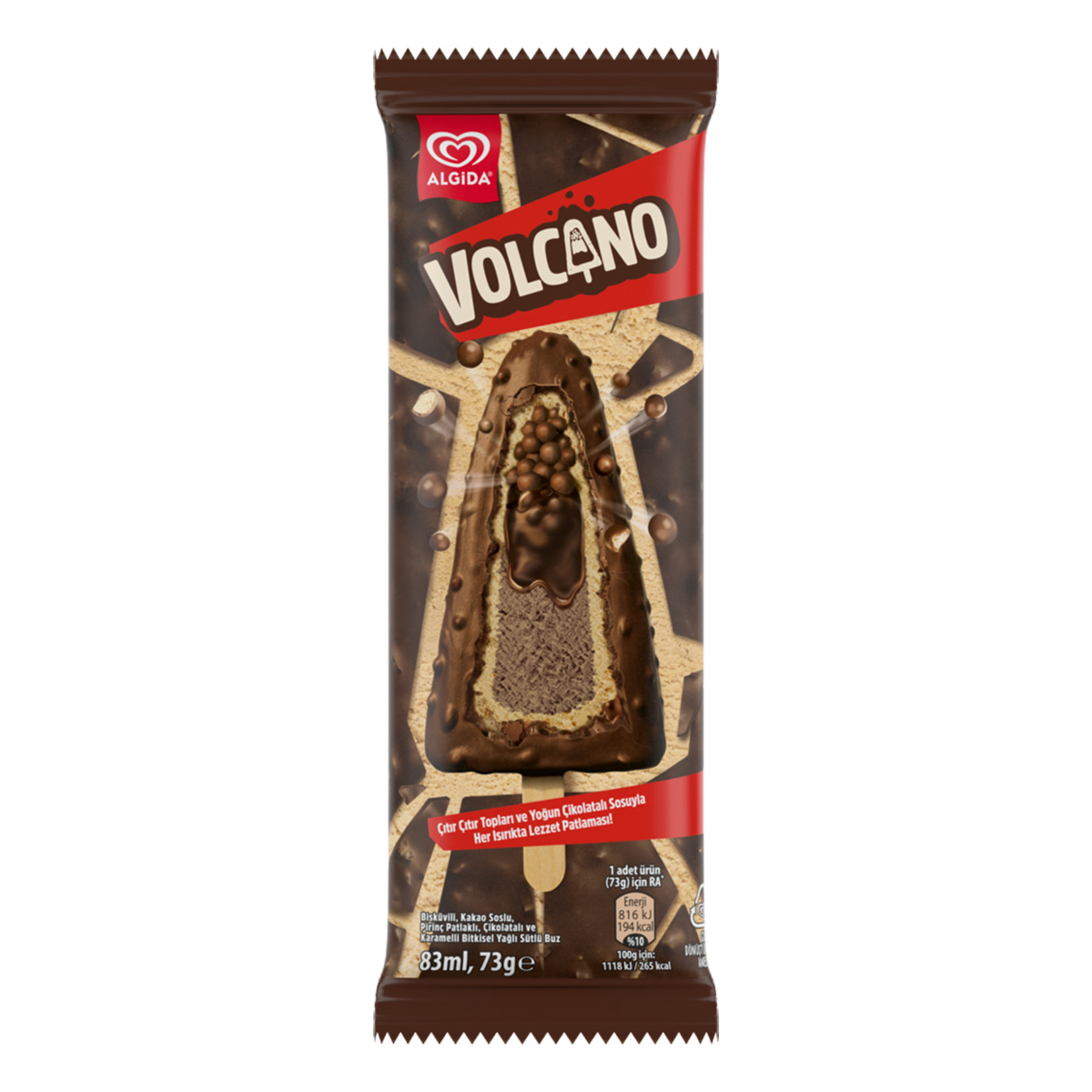 Algida Volcano Stick 83 Ml