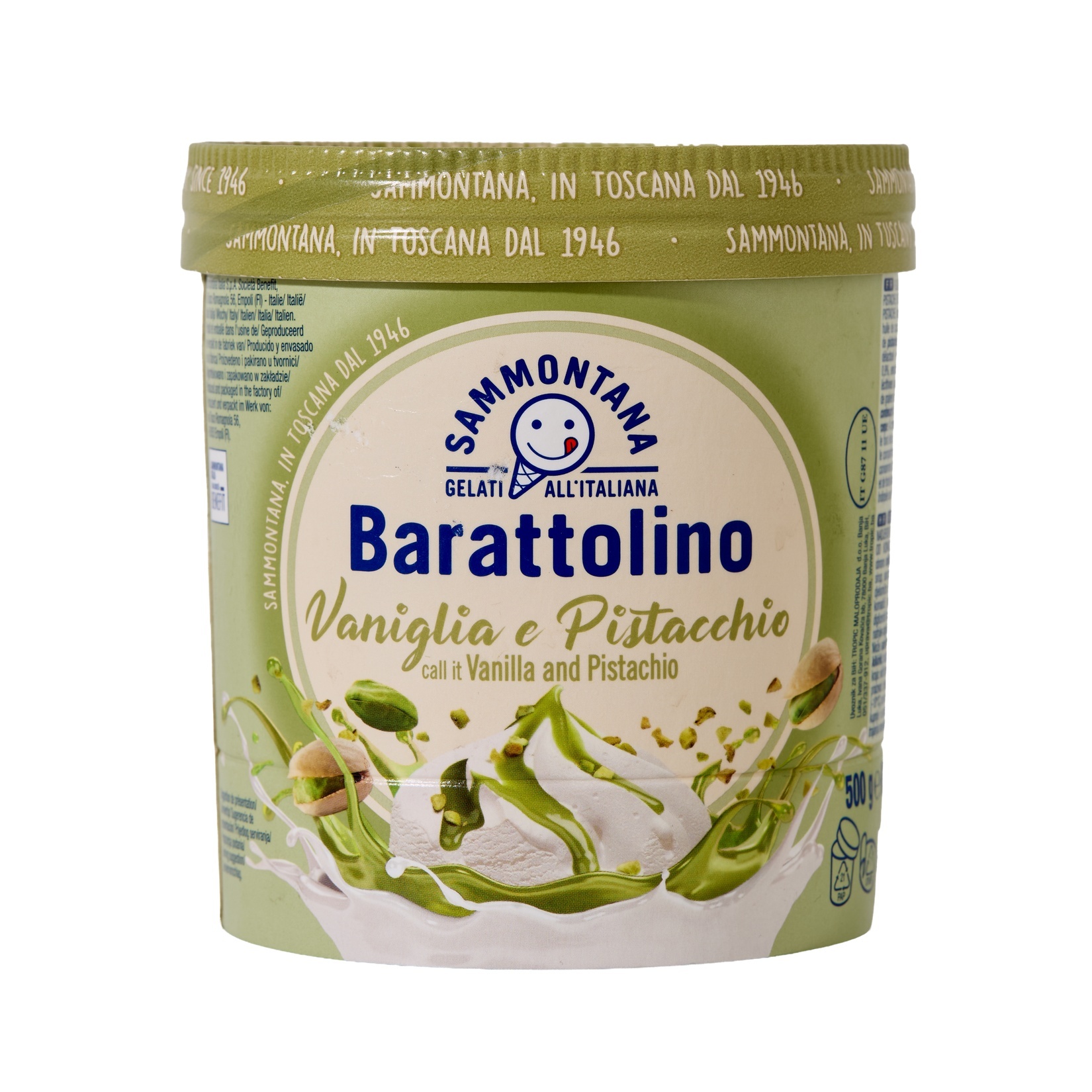 Barrattolino Vaniglia Pistacchio 800 Ml
