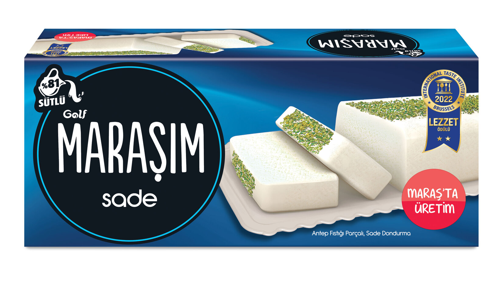 Golf Maraşım Sade - Pratik Dilimler 650 Ml