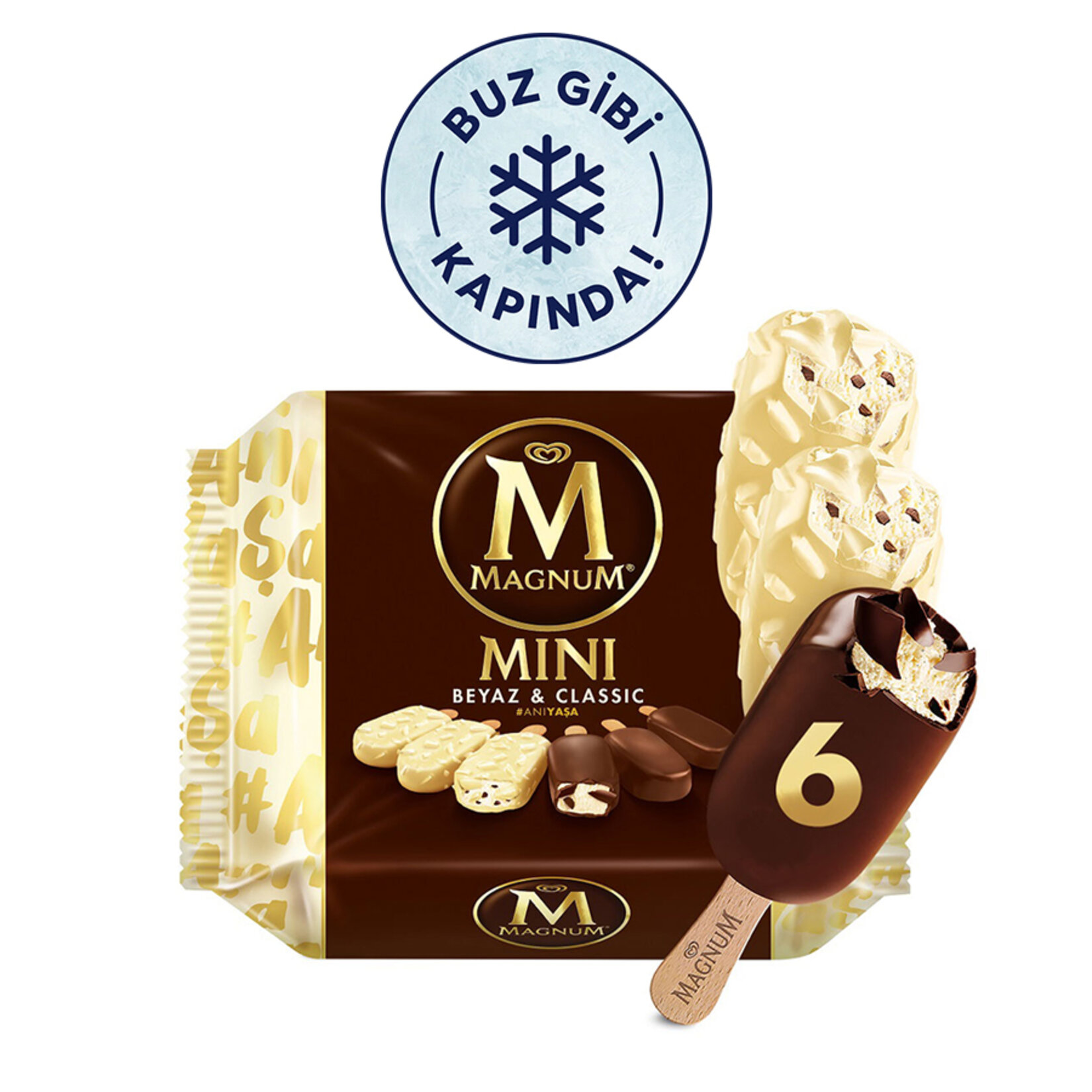 Magnum Mini Beyaz & Classıc 345 Ml
