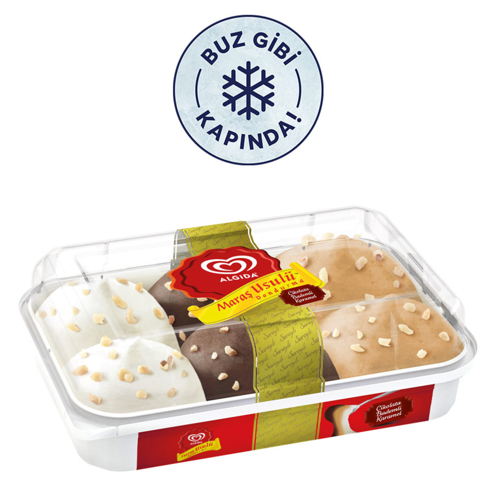 Algida Maraş Usulü 3'ü 1 Arada 475 Ml