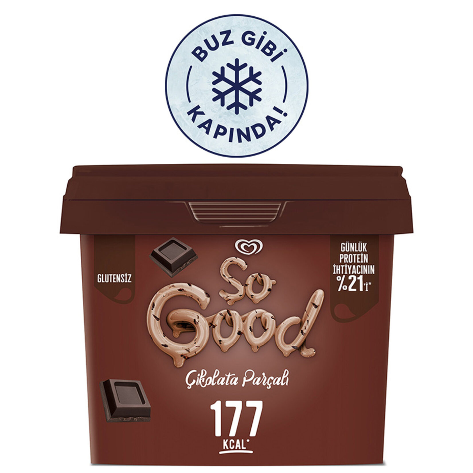 Algida So Good Çikolata Parçalı 130 Ml