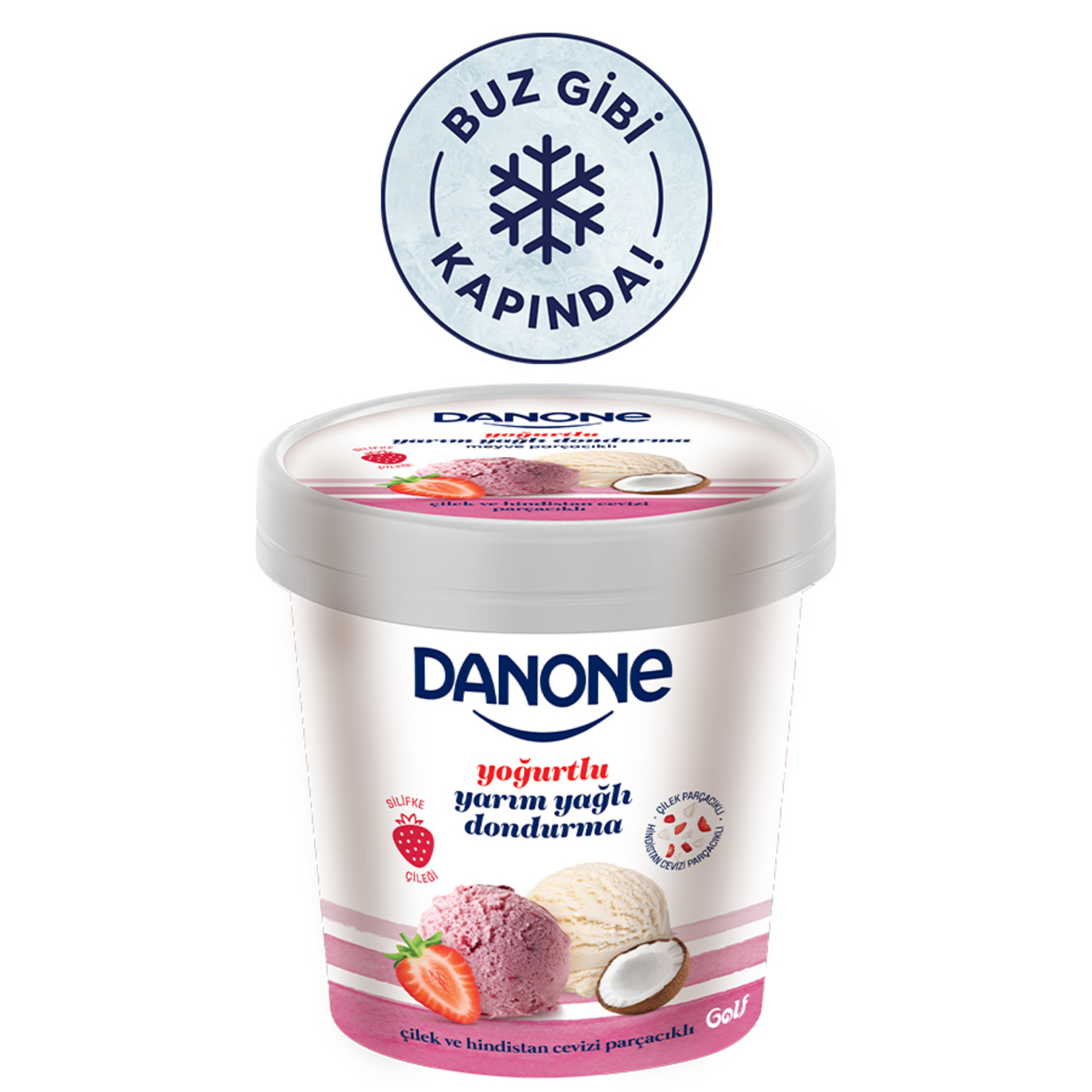 Danone Hindistan Cevizi Çilek 450 Ml