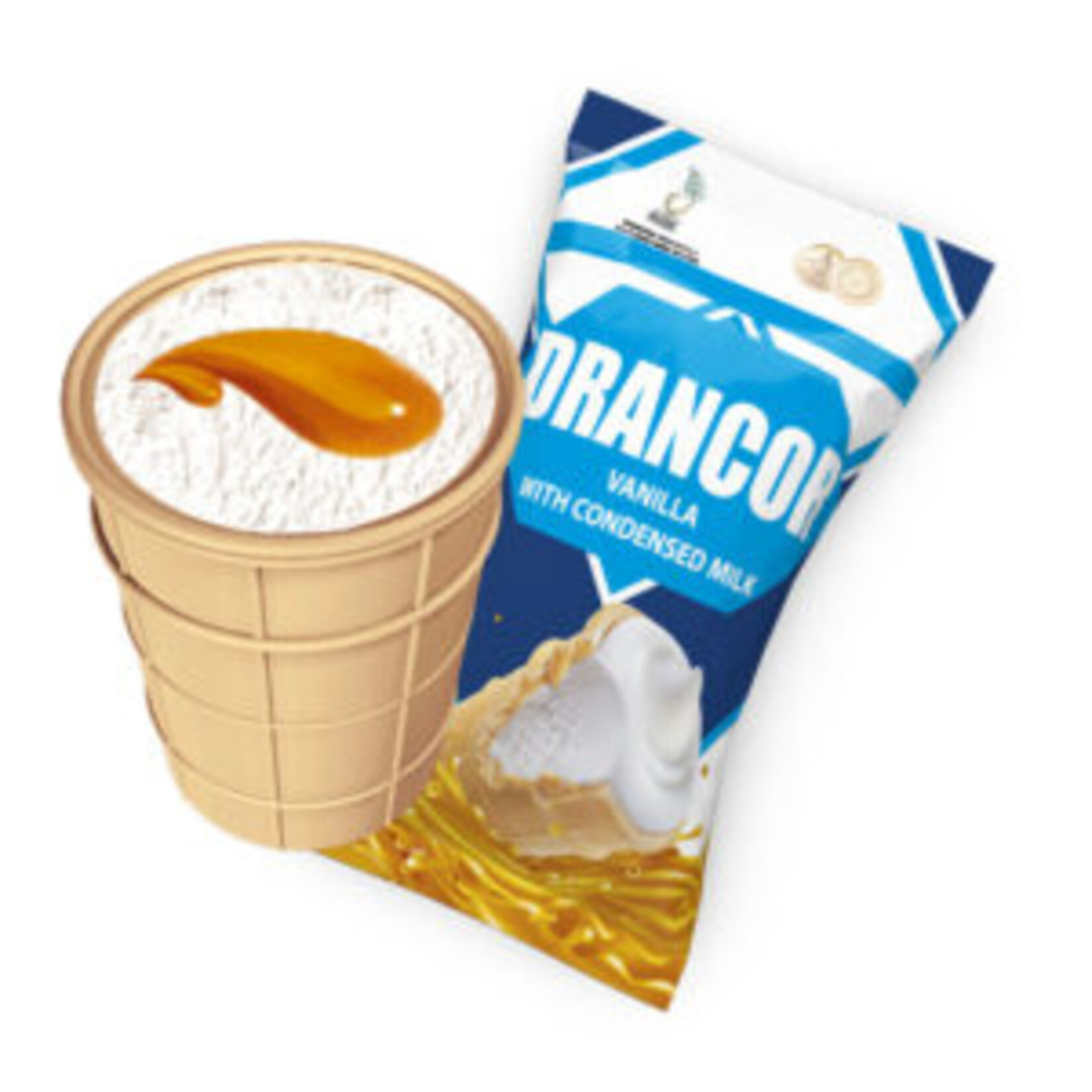 Drancor Vanilyalı Konsantre Sütlü Dondurma 65 G