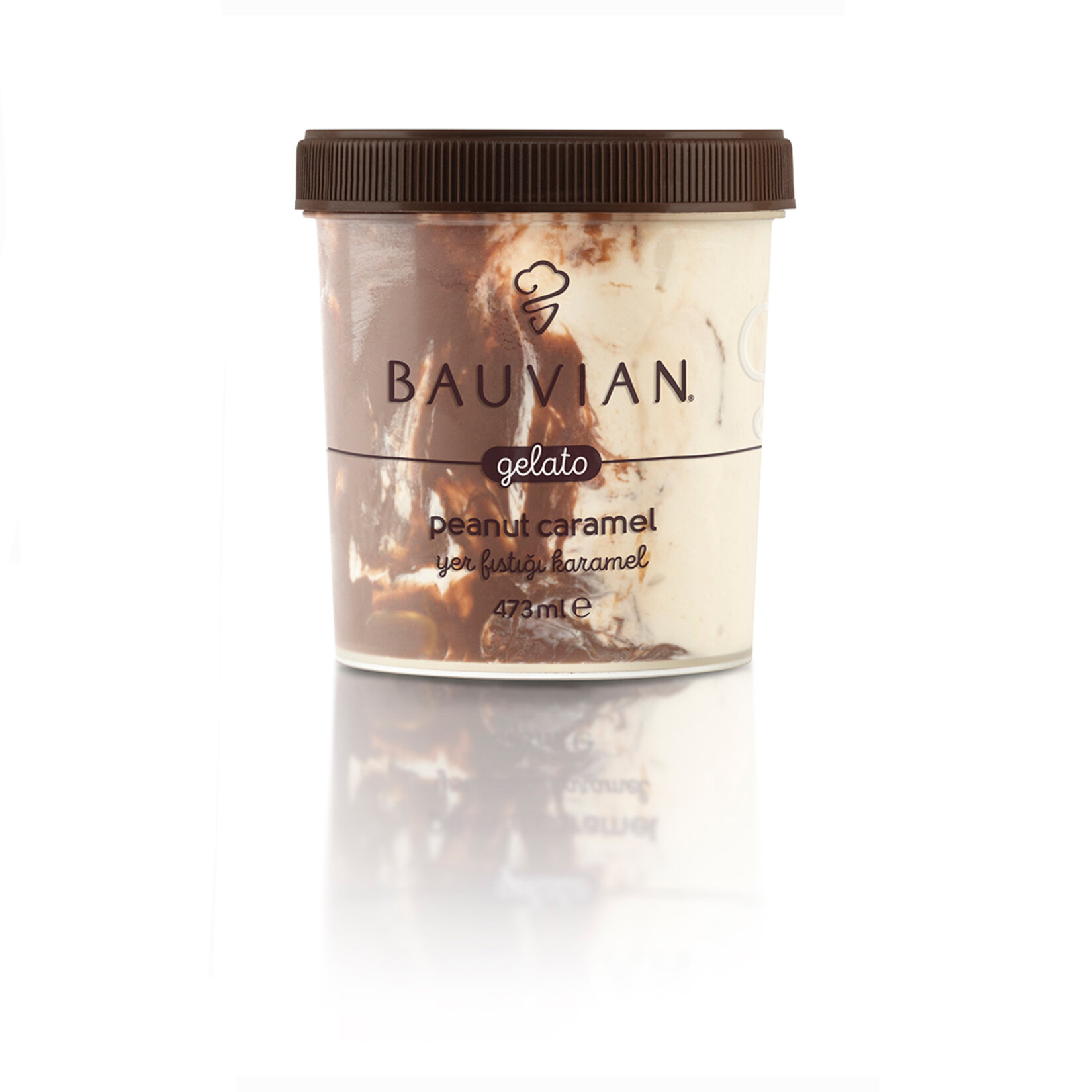 Bauvian Yer Fıstıklı Karamelli Dondurma 473 Ml