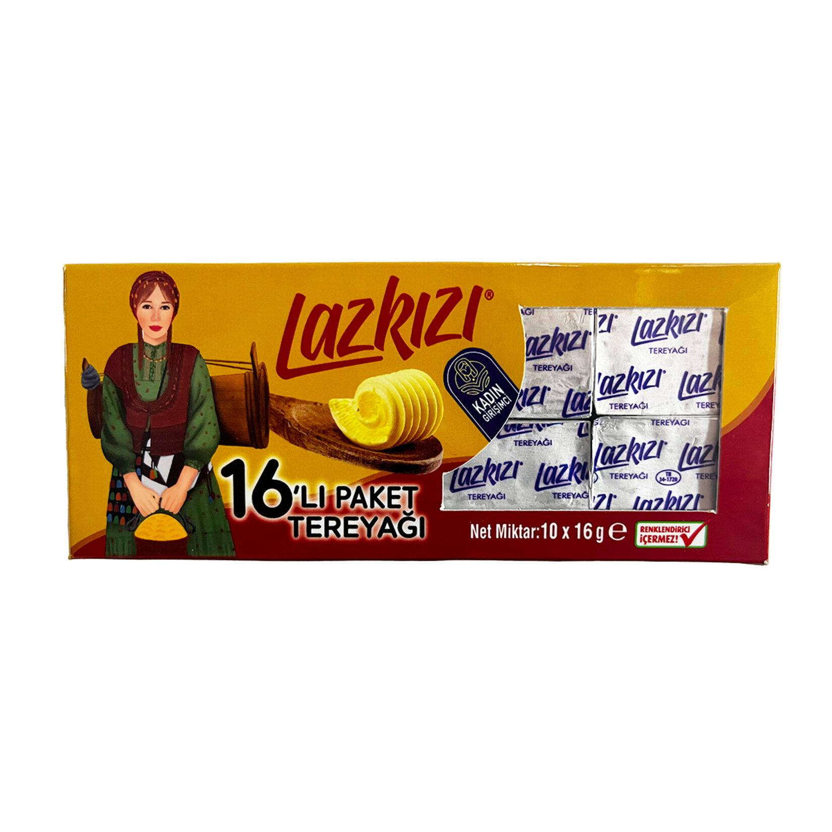 Laz Kızı Tereyağı 16X10 G