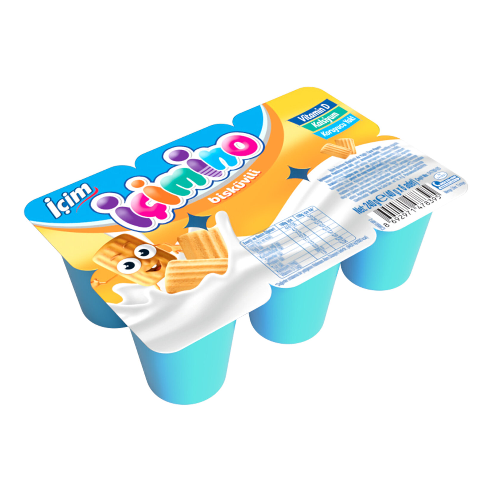 İçim İçimino Bisküvili Büyüme Küpü 6X40 G