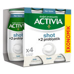 Activia Shot X2 Probiyotik Sade 4x80ml