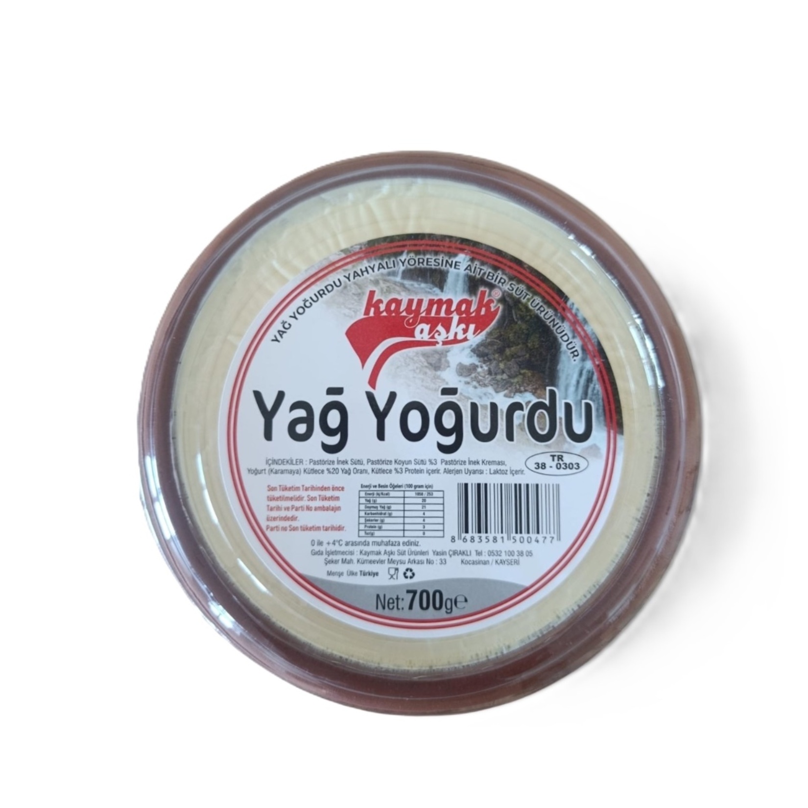 Kaymak Aşkı Yağ Yoğurdu 700 G