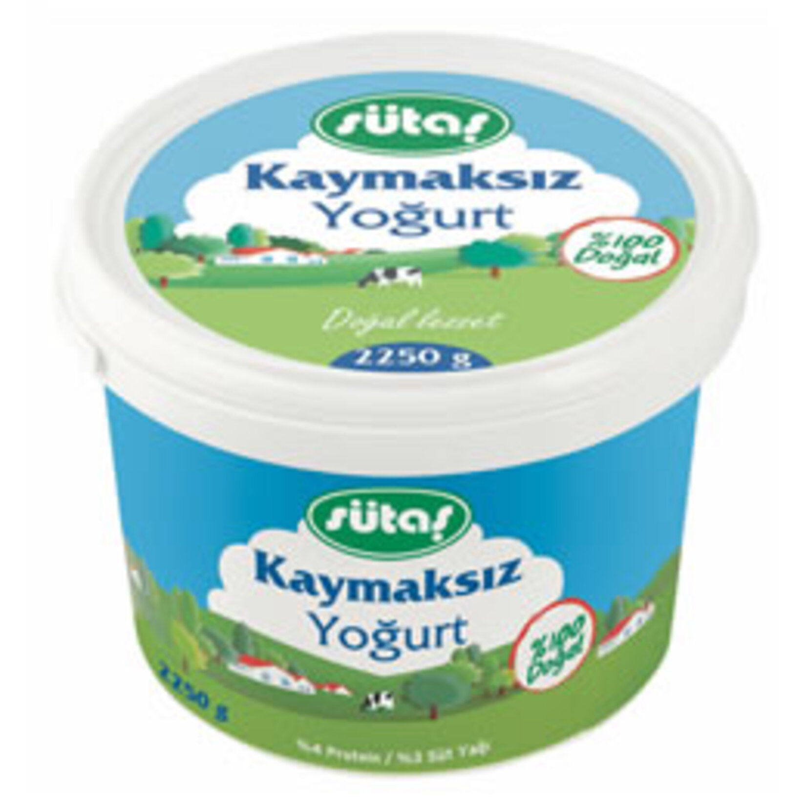 Sütaş Kaymaksız Kova Yoğurt 2250 G