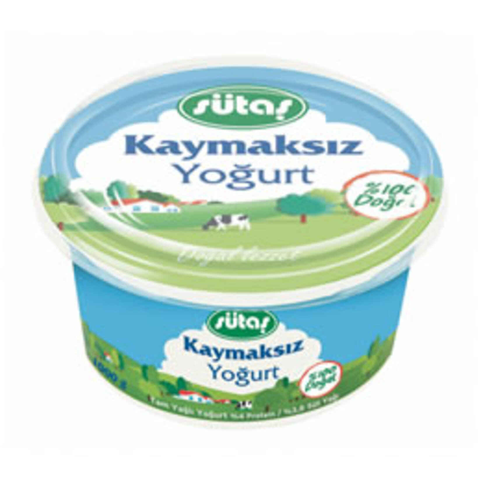 Sütaş Kaymaksız Yoğurt 1000 G
