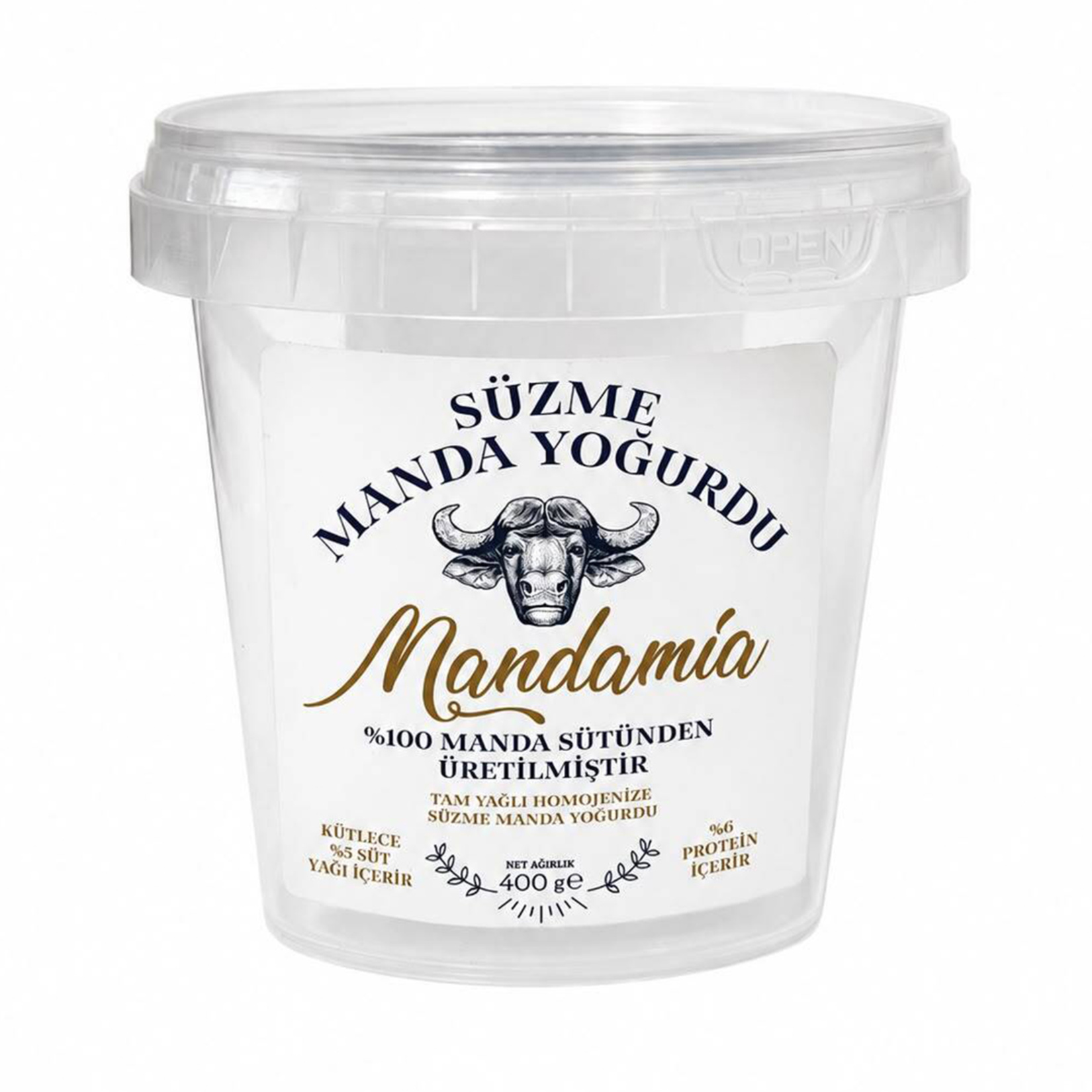 Mandamia Süzme Manda Yoğurdu 400 G
