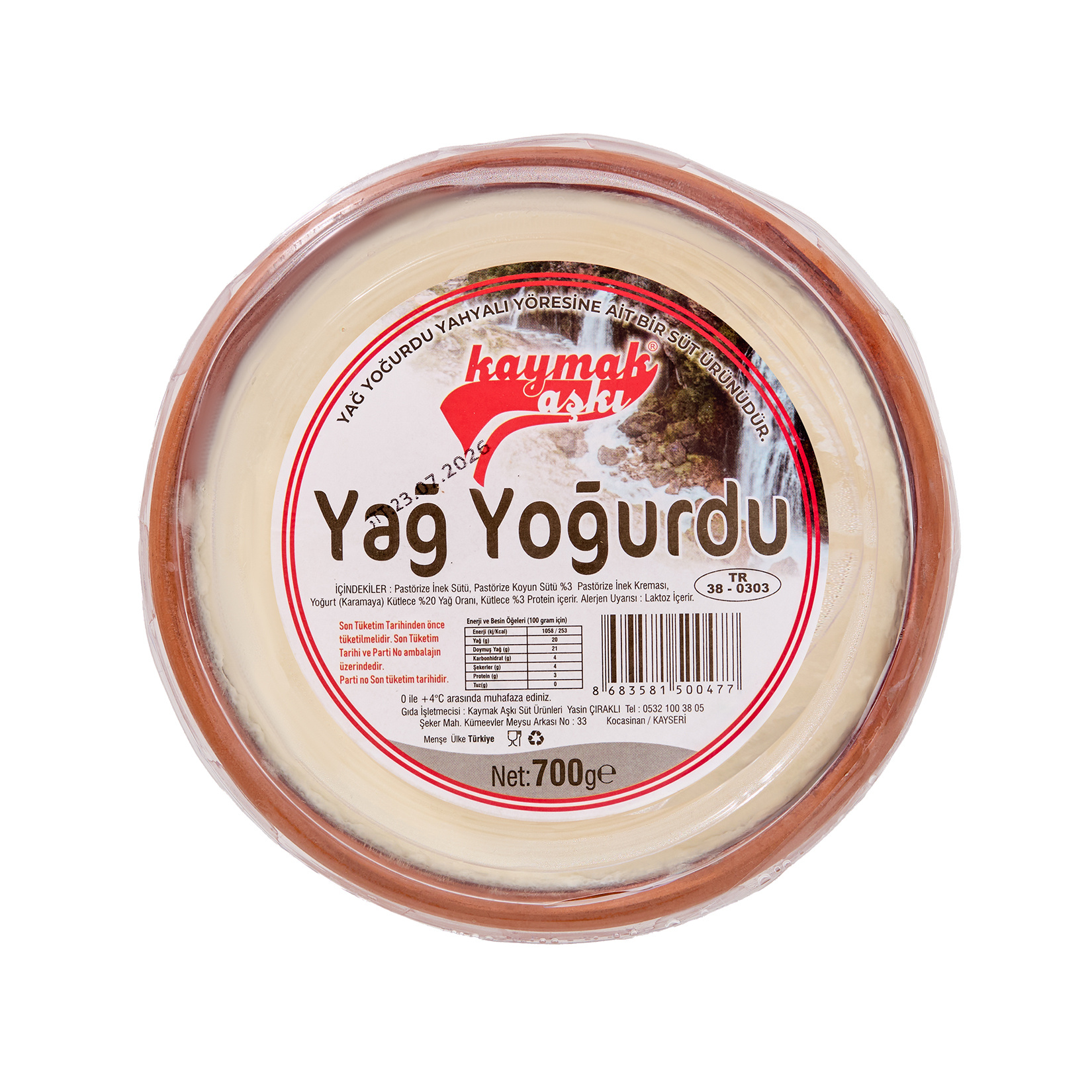 Kaymak Aşki Yağ Yoğurdu 375 G