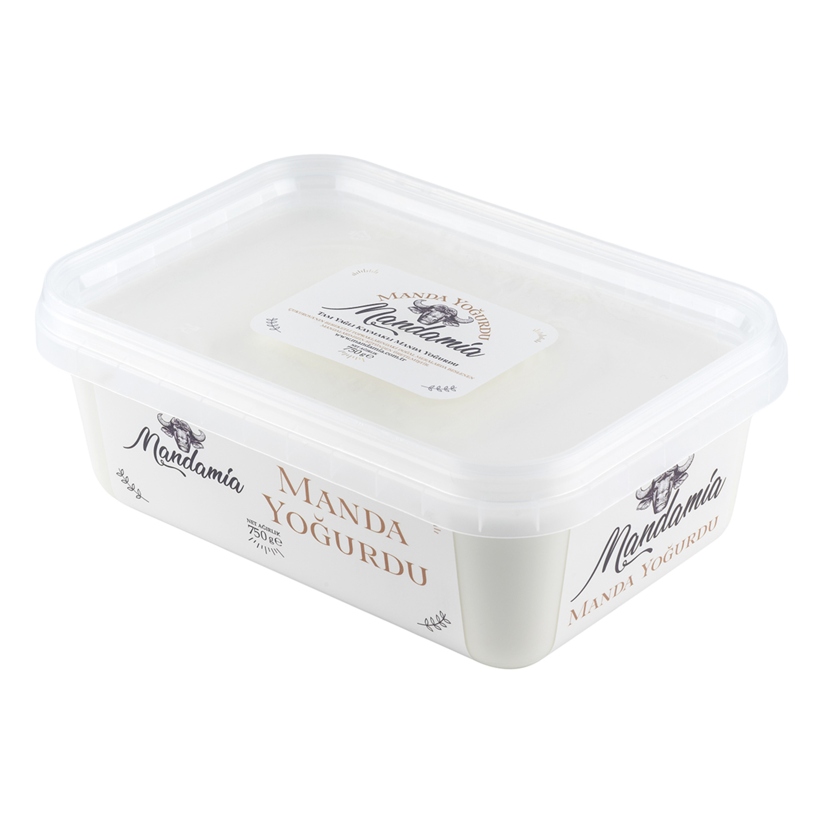 Mandamia Tam Yağlı Kaymaklı Manda Yoğurdu 750 G