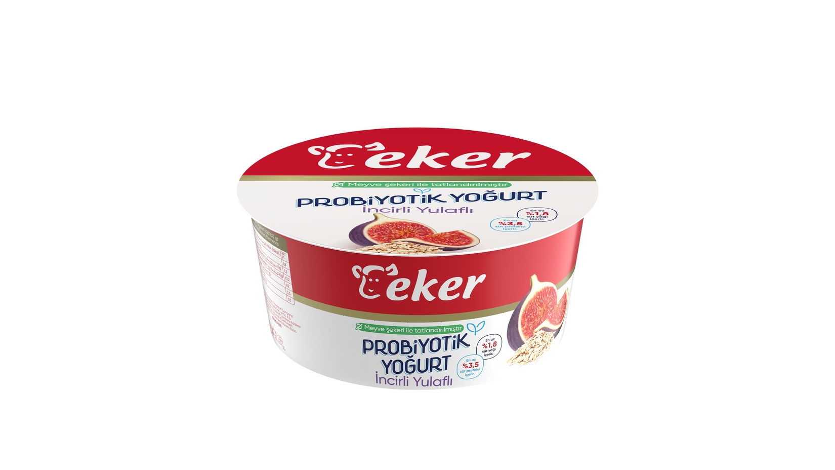 Eker İncirli Yulaflı Probiyotik Yoğurt 125 G