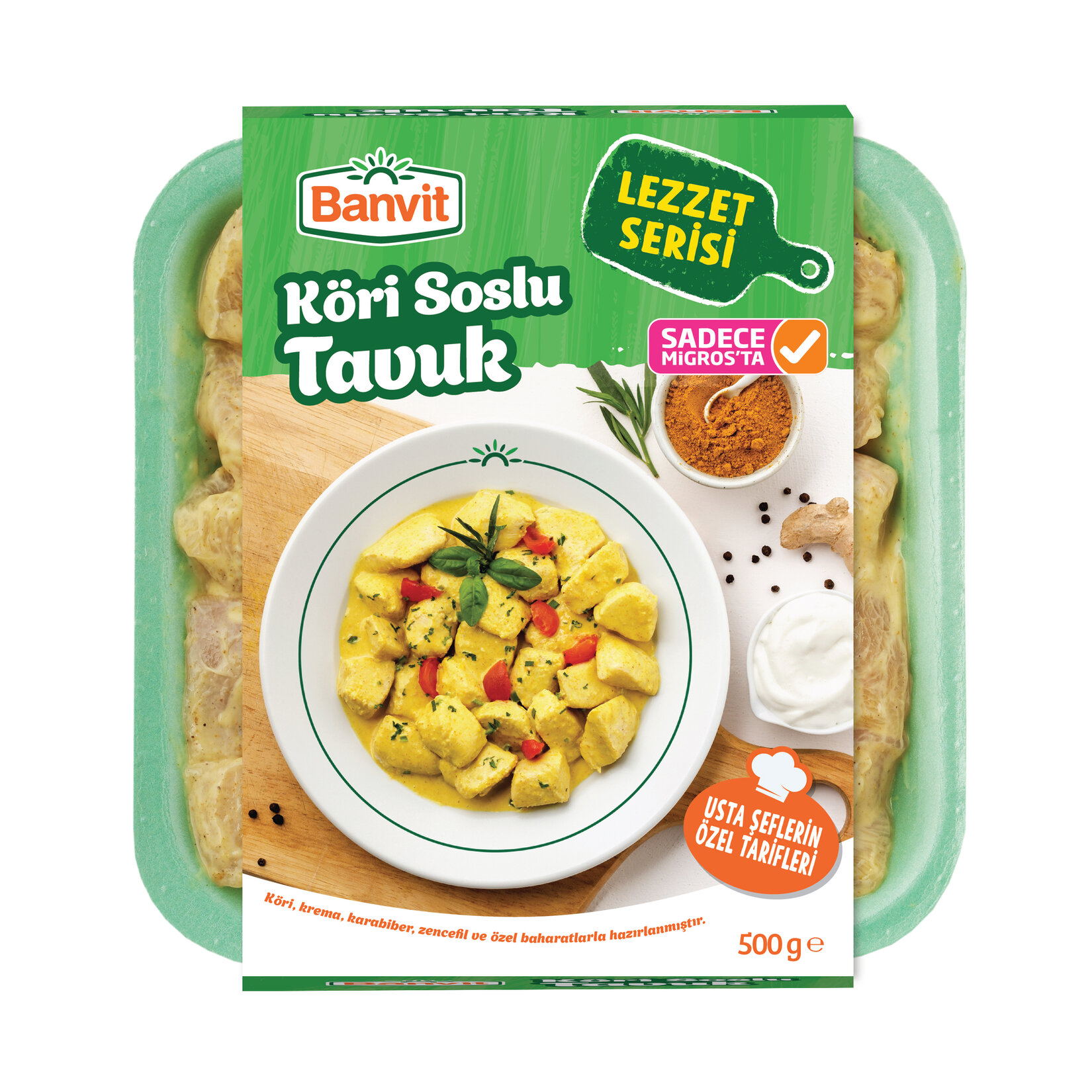 Banvit Lezzet Serisi Köri Soslu Tavuk 500 G