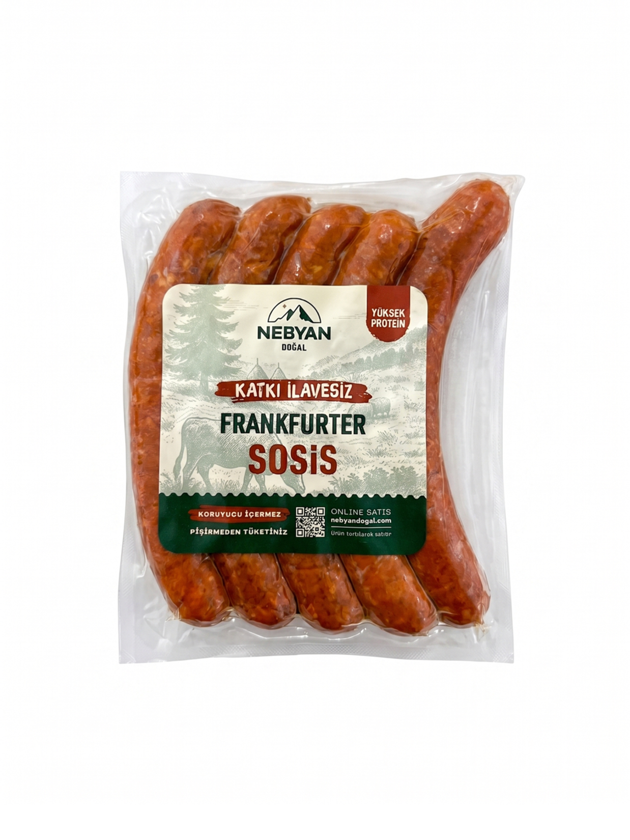 Nebyan Doğal Katkısız Frankfurter Sosis Kg