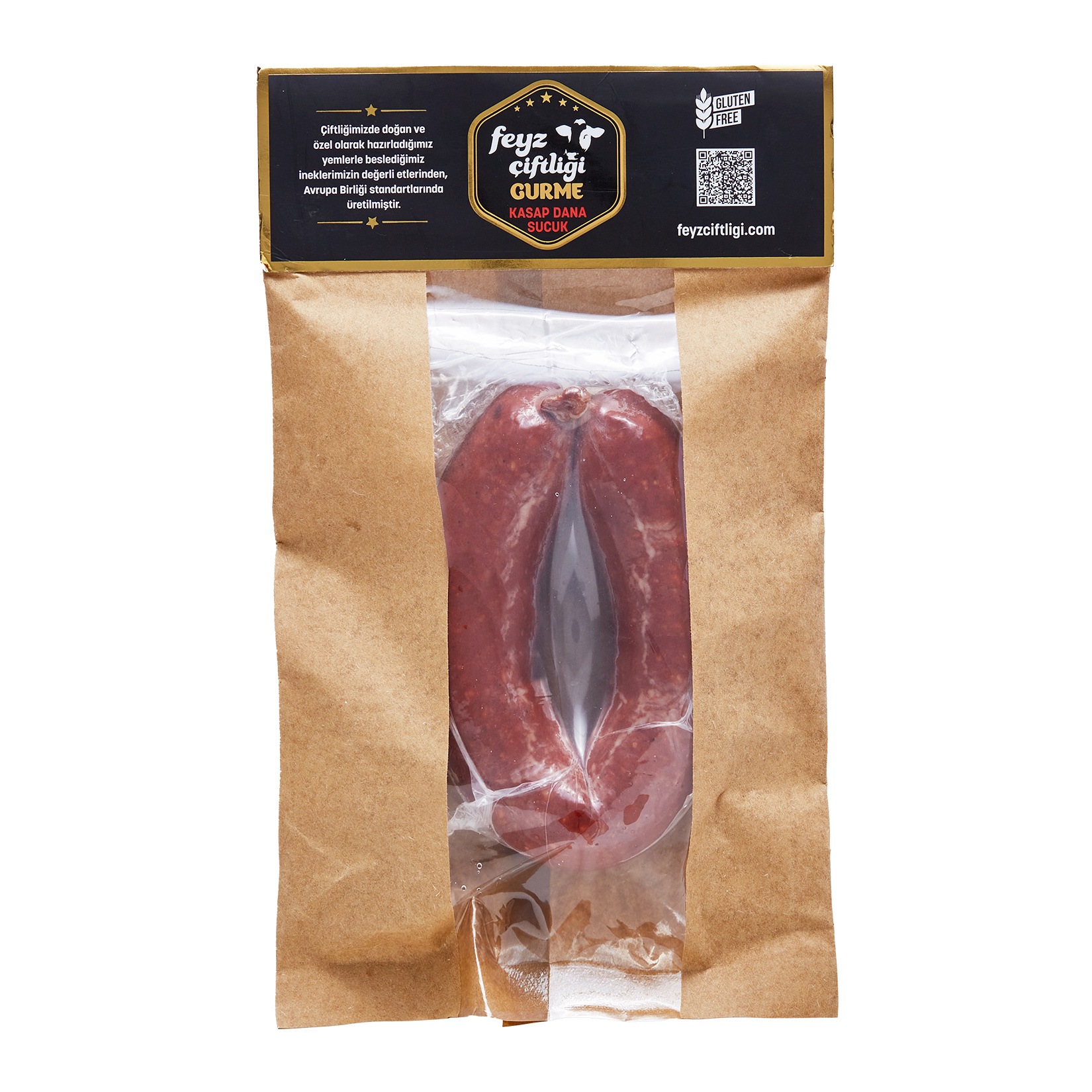 Feyz Çiftliği Fermente Dana Kasap Sucuk Kg