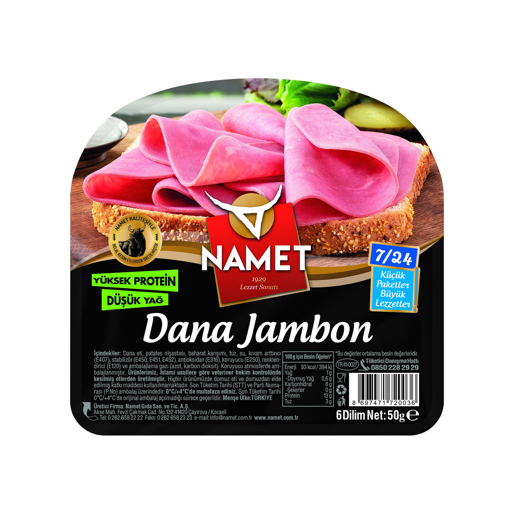 Namet 7/24 Jambon 60 G