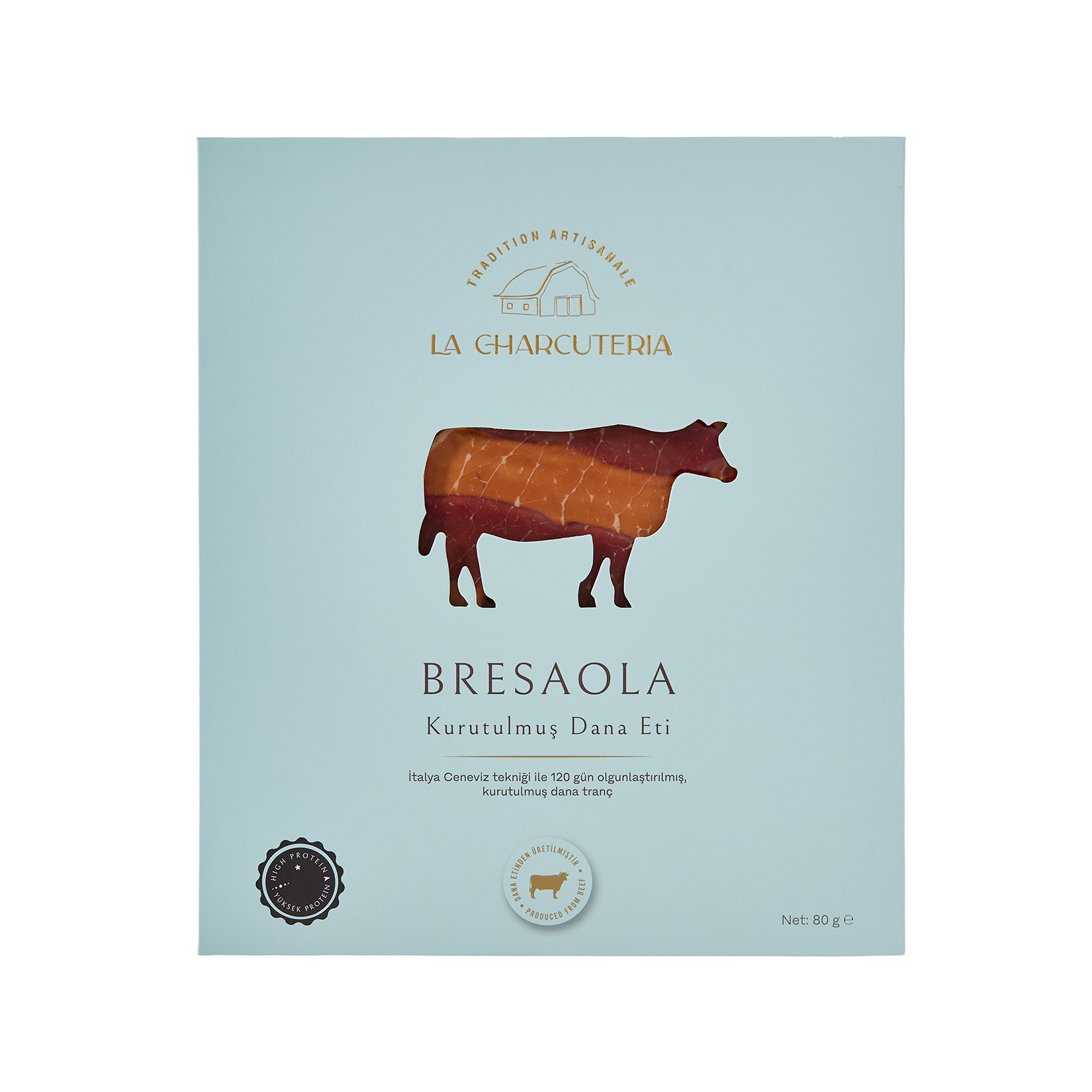 La Charcuteria Bresaola Kurutulmuş Dana Eti 80 G