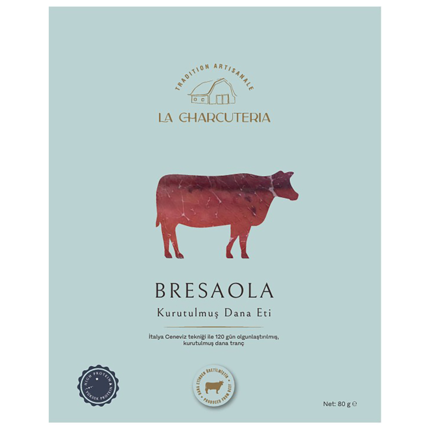 La Charcuteria Bresaola Kurutulmuş Dana Eti 80 G